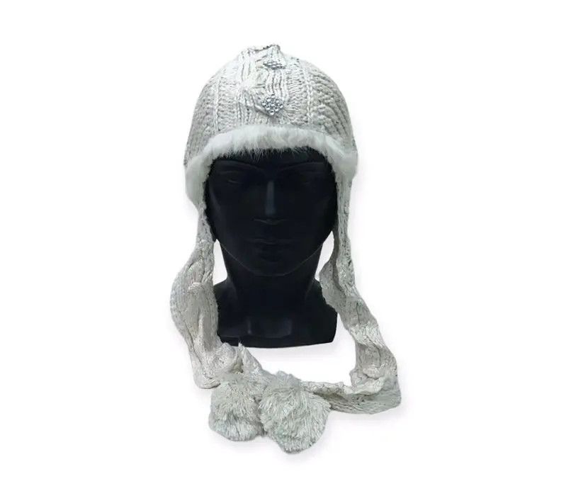 Japanese Brand Japanese Brand Crochet Earflap Beanie Hat Size ONE SIZE - 1 Thumbnail