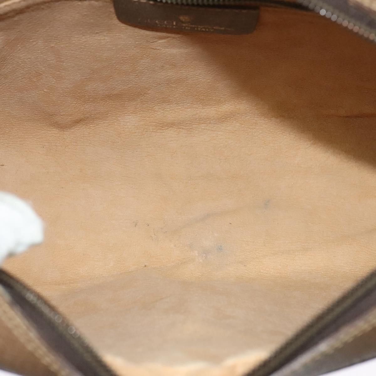 Gucci GUCCI GG Supreme Web Sherry Line Shoulder Bag Pvc Beige Size ONE SIZE - 16 Thumbnail