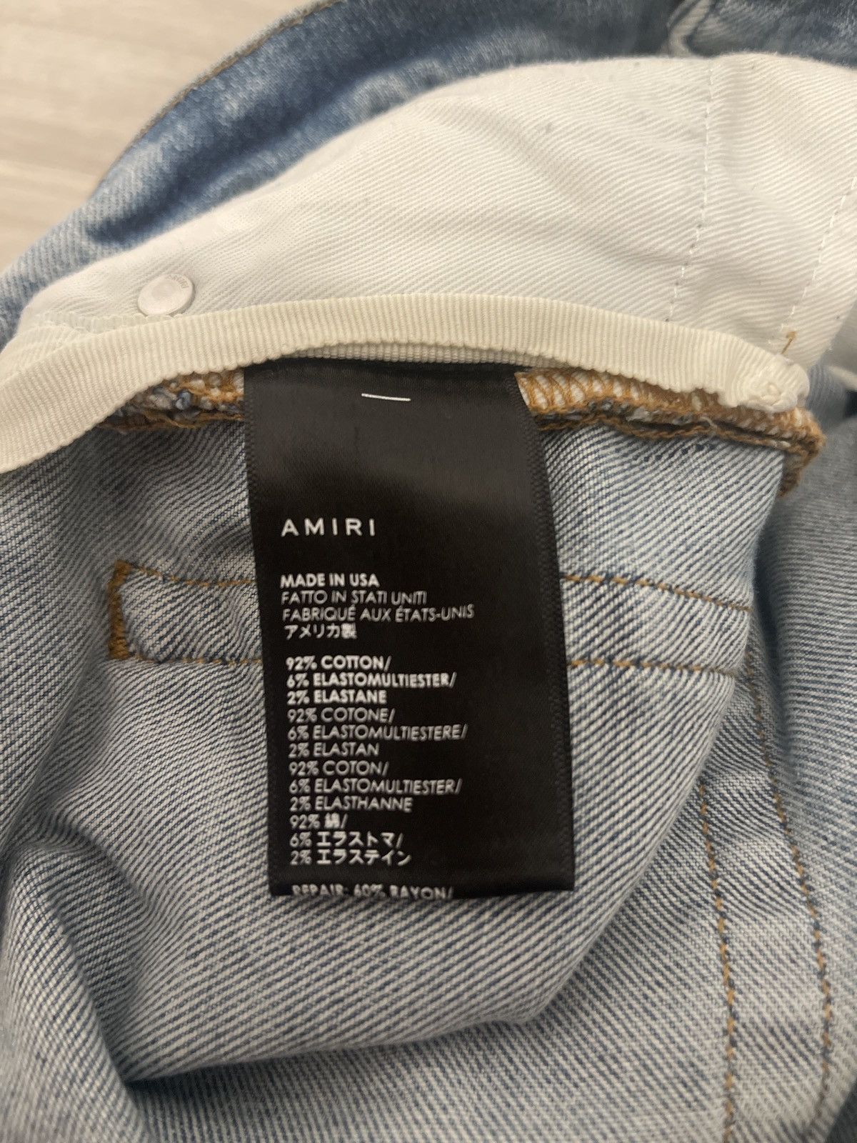 Amiri AMIRI MX2 Bandana Zip Knee Jeans Size US 34 / EU 50 - 10 Thumbnail