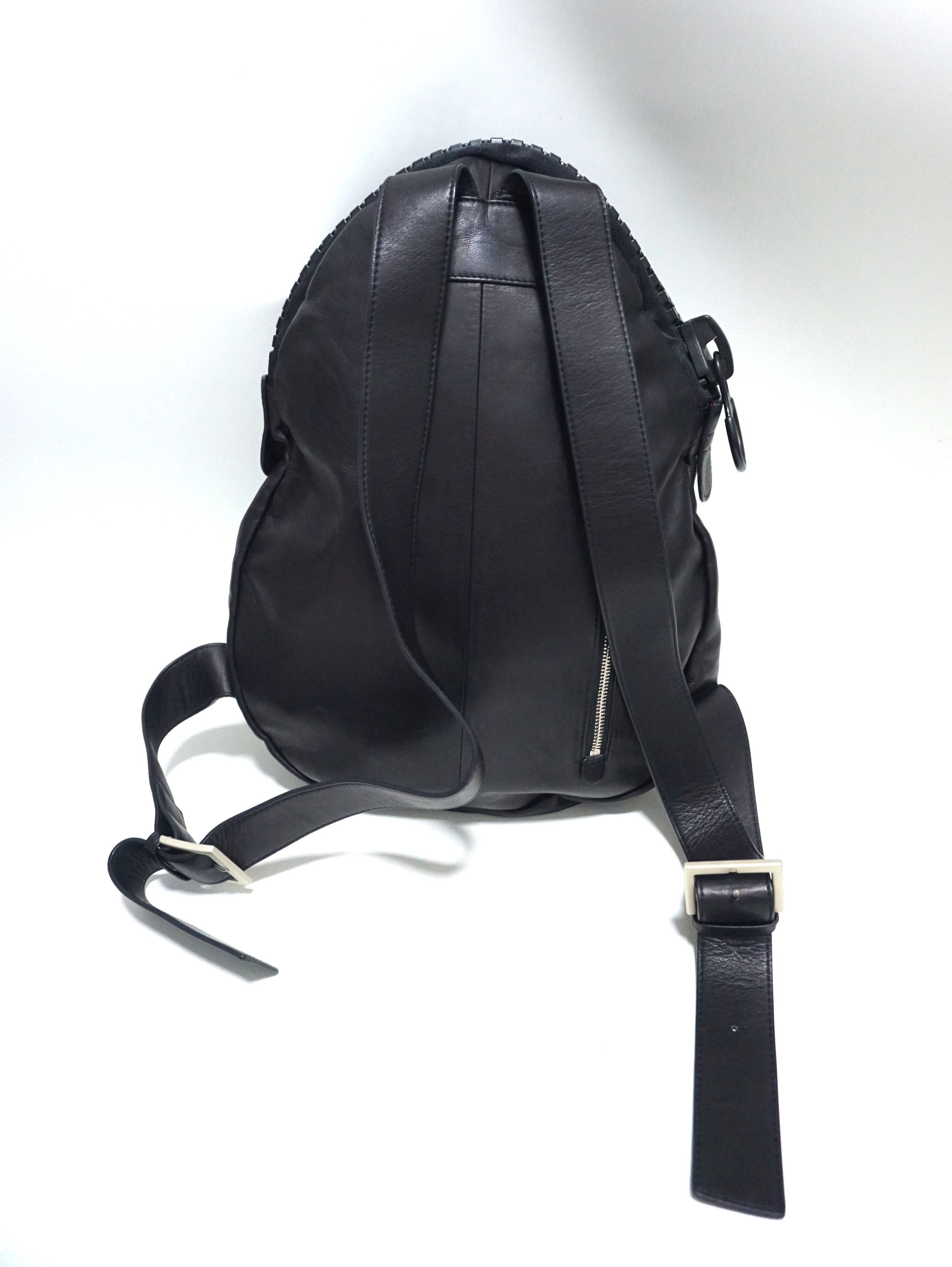 Japanese Brand KAWA KAWA JAPAN BY YOHJI YAMOMOTO FULL LEATHER BACKPACK Size ONE SIZE - 7 Thumbnail