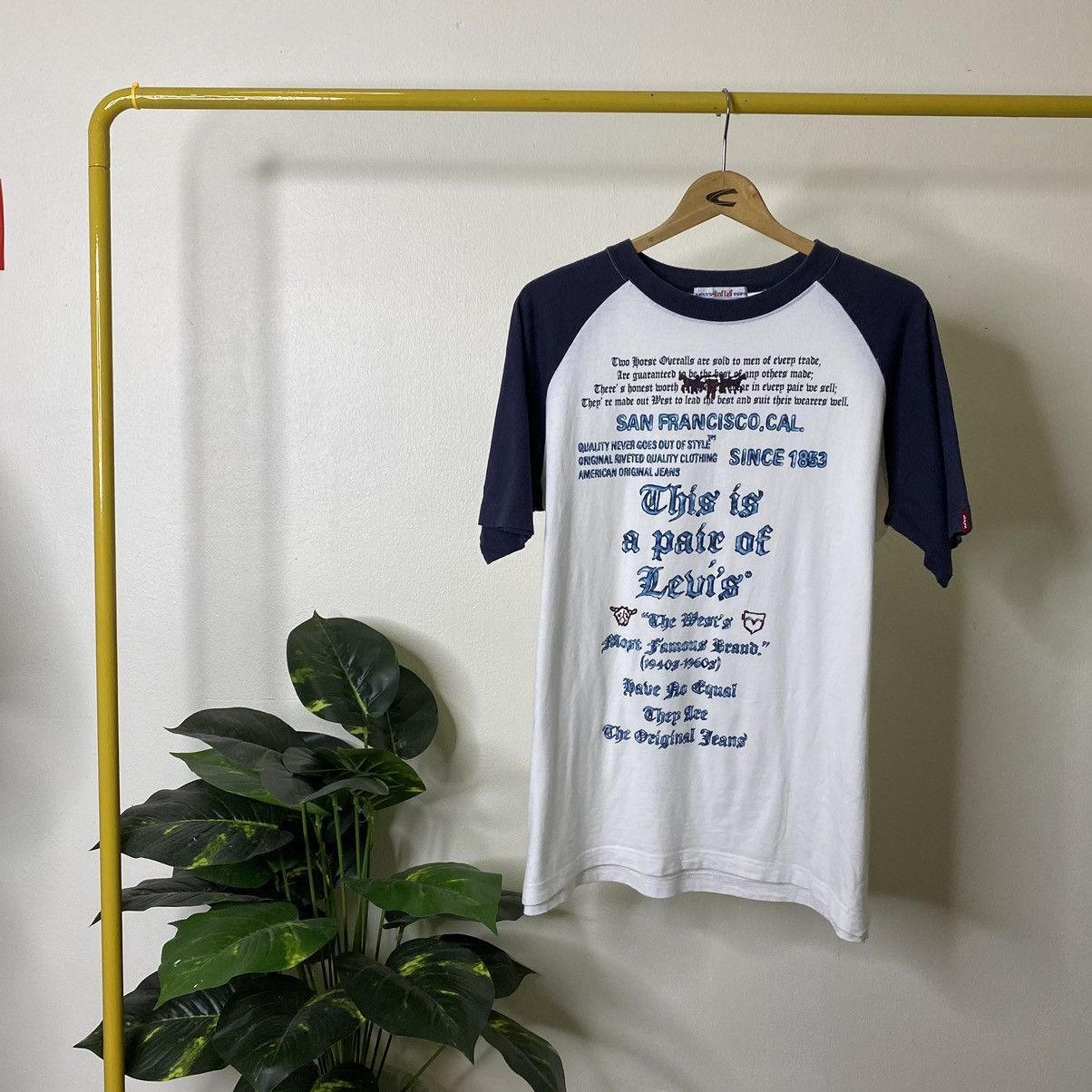 Levi's × Vintage Vintage 90s Levis Seditionaries Poem Cyber Gothic Style Tee Size US L / EU 52-54 / 3 - 1 Thumbnail