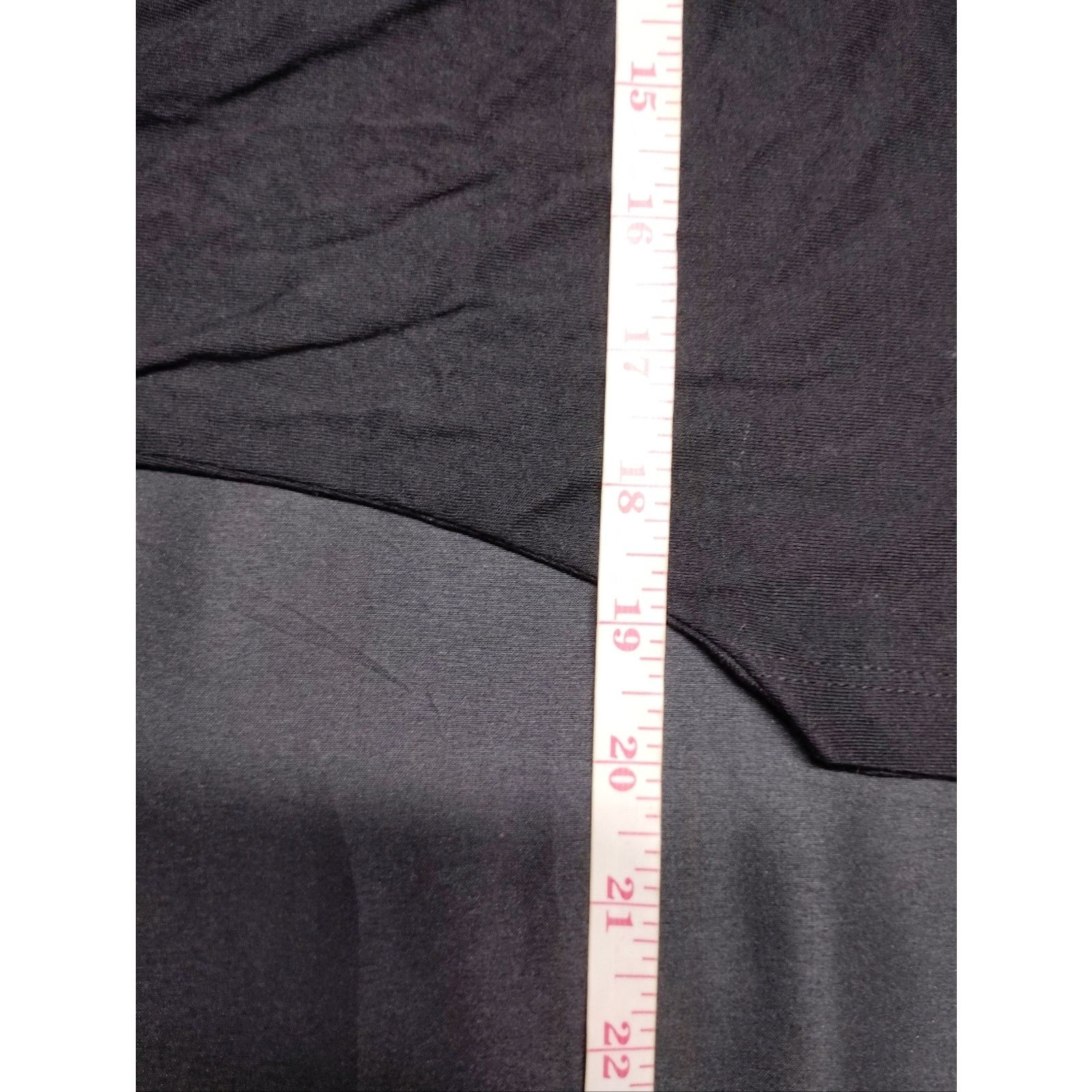 La Ligne Women's Black Jersey Tee with '45' Graphic and Ruched side Size M / US 6-8 / IT 42-44 - 6 Thumbnail