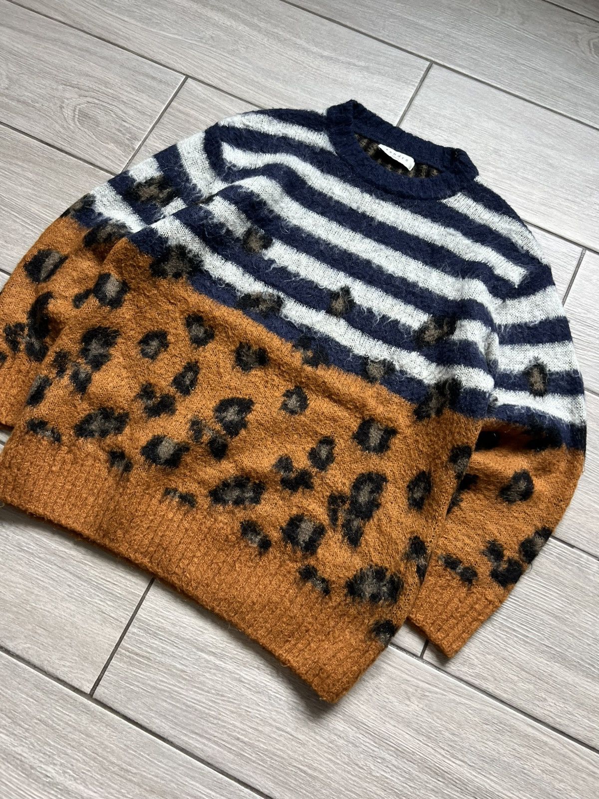 Sandro Sandro Vintage Mohair Sweater with Y2K Knitted 90s Size US S / EU 44-46 / 1 - 4 Thumbnail