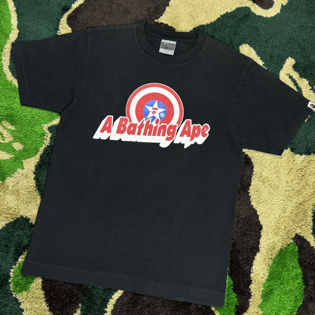 Bape Vintage Bape Captain America T-shirt Size US M / EU 48-50 / 2 - 4 Thumbnail