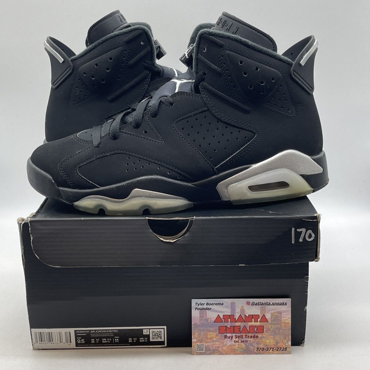 Jordan Brand Air Jordan 6 chrome Size US 9.5 / EU 42-43 - 1 Thumbnail