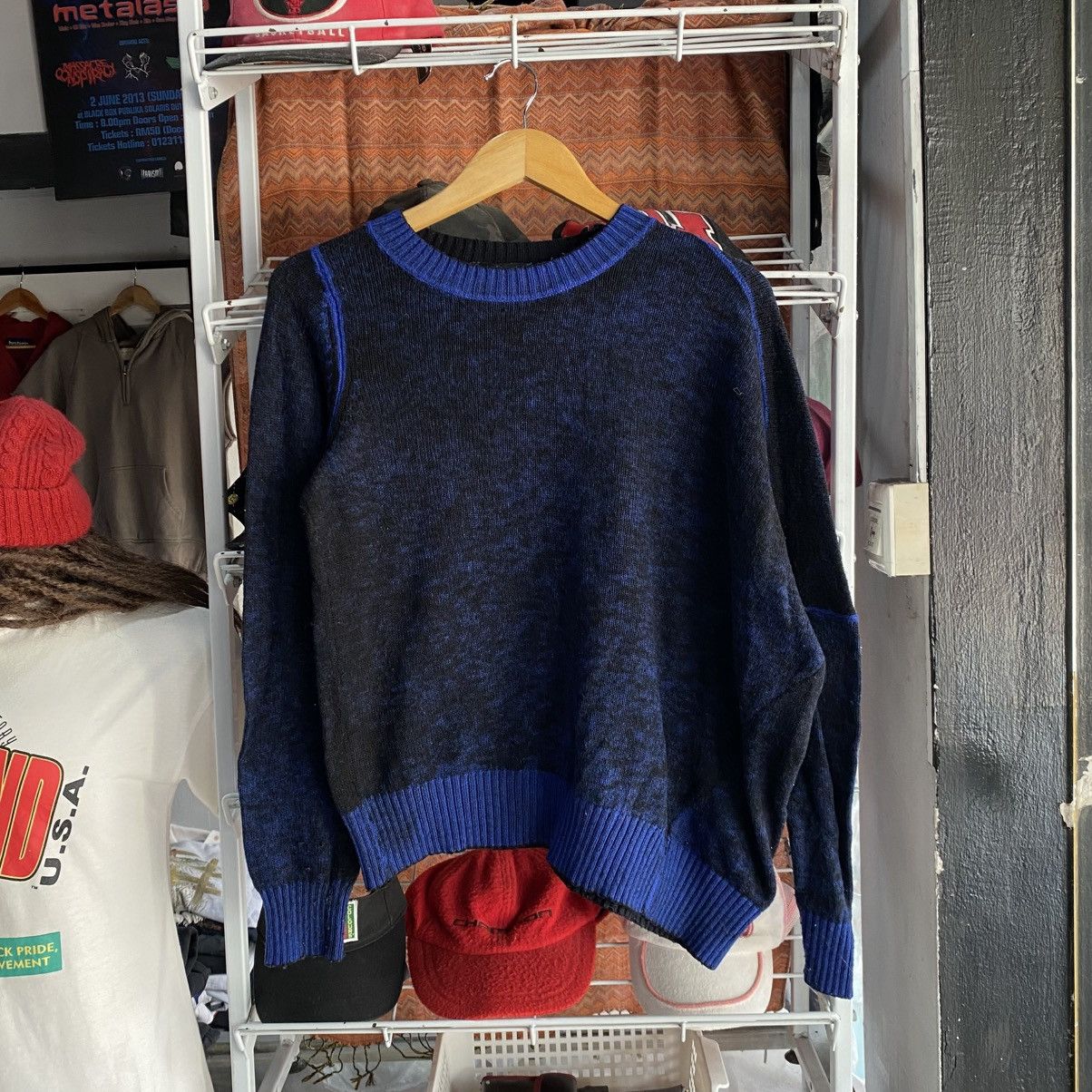 Diesel Diesel Destroy Y2K Avant Garde Sweater Knit Size US M / EU 48-50 / 2 - 1 Thumbnail