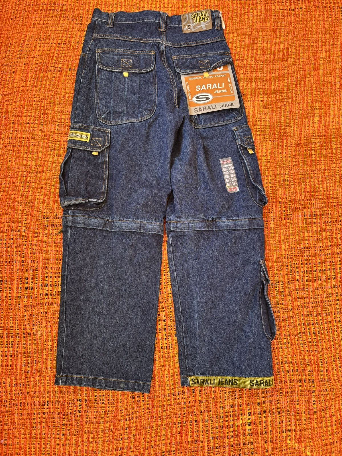 Other Crazy Vintage Y2K Sarali Baggy multi cargo jeans Size US 30 / EU 46 - 4 Thumbnail