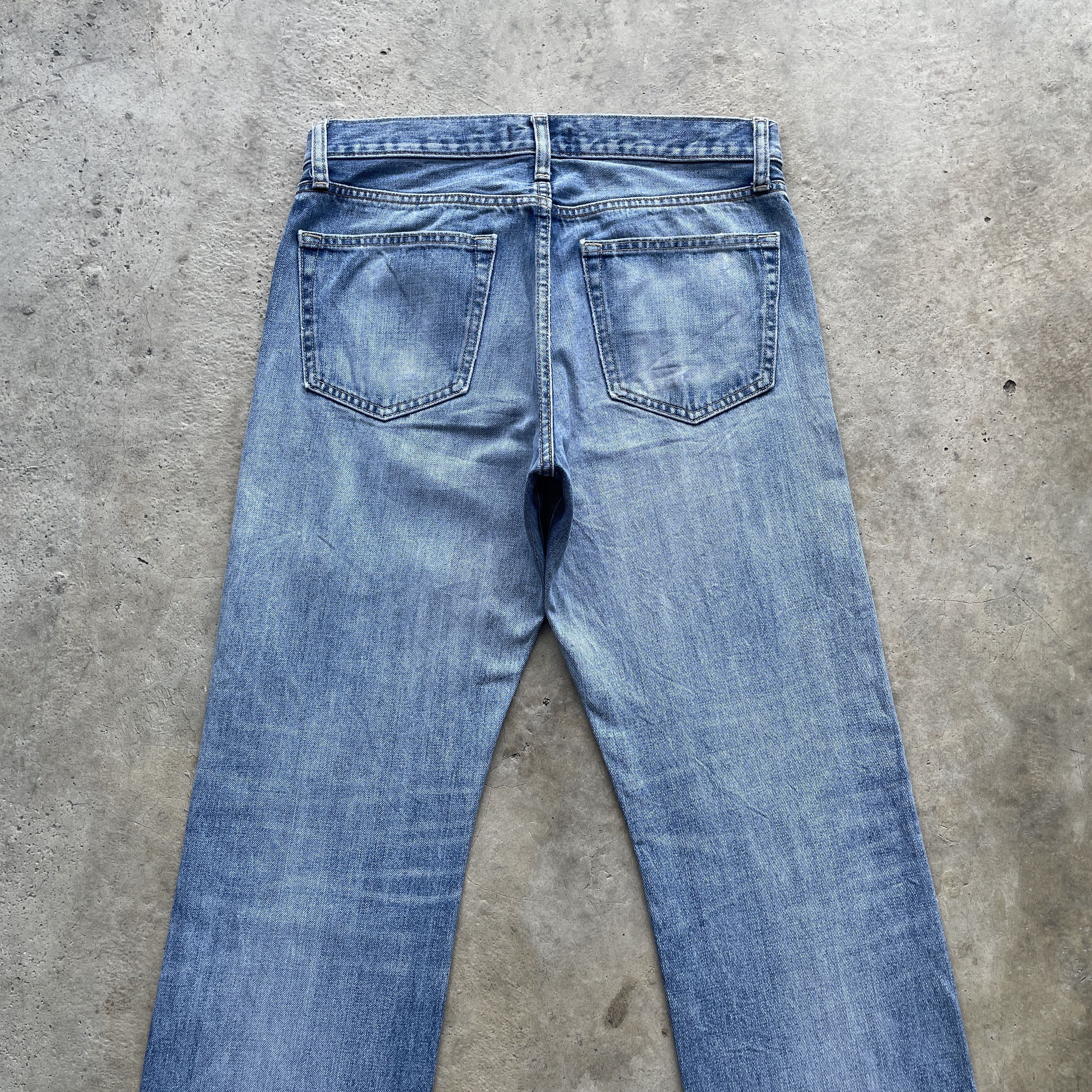 Japanese Brand VINTAGE JAPANESE JEANS FADED DISTRESSED DENIM PANTS W31 Size US 31 - 8 Thumbnail