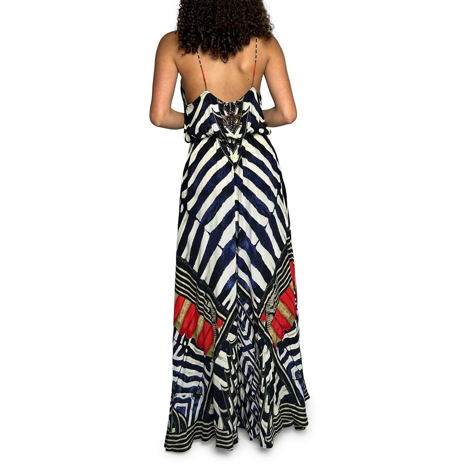 CAMILLA Blue, White and Red Lightweight Dress Size S / US 4 / IT 40 - 4 Thumbnail