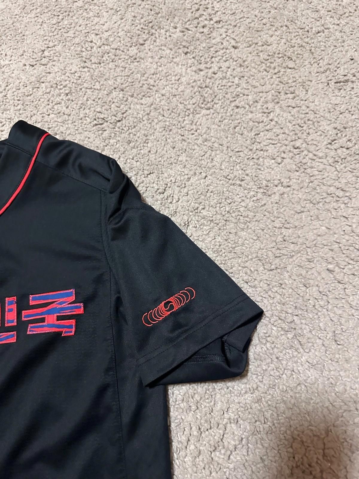 Nike Nike South Korea National Team Black Baseball Button Jersey Size US M / EU 48-50 / 2 - 5 Thumbnail