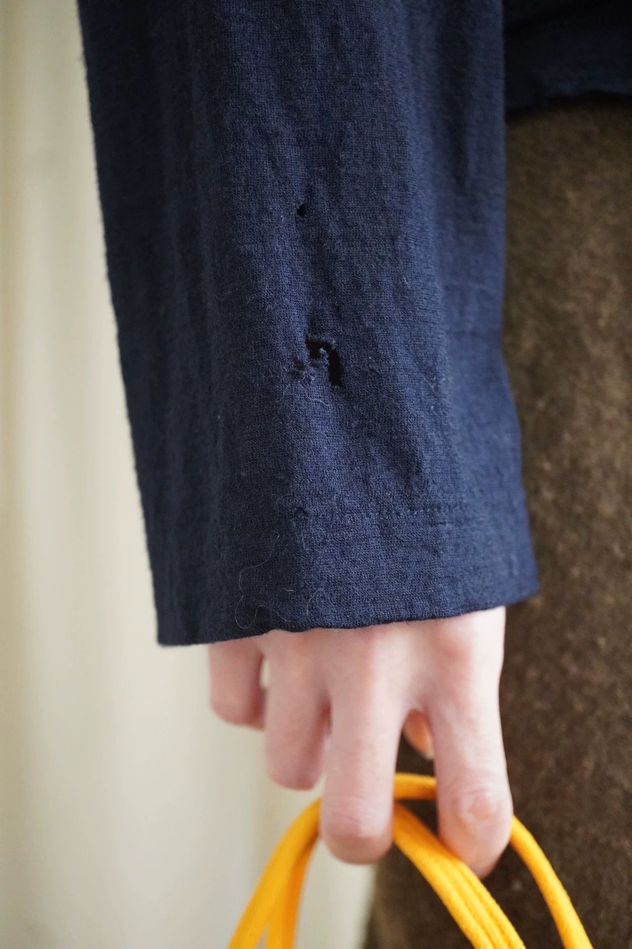Comme des Garcons CDG 1994AW Tricot Check Wool Shrink Jacket M 9/10 Size M / US 6-8 / IT 42-44 - 7 Thumbnail