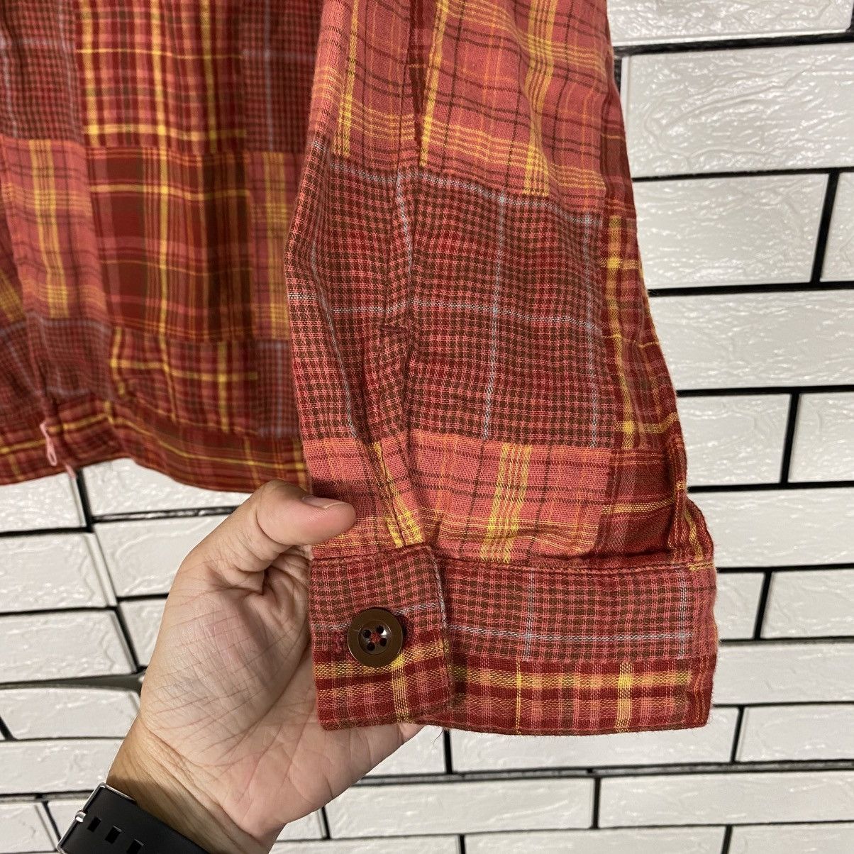 Issey Miyake 📌Vintage Wool Zipper Jacket Karl Helmut Tartan Design Size US L / EU 52-54 / 3 - 17 Thumbnail
