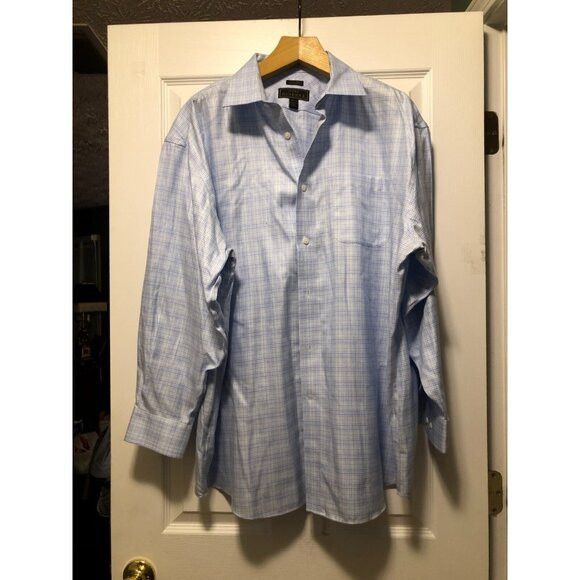 Jos. A. Bank jos.a.bank RESERVE men's egyptian cotton dress shirt 18-34 Size US XXL / EU 58 / 5 - 1 Thumbnail