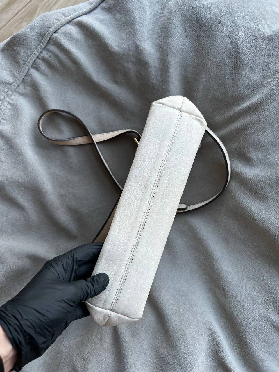 Mulberry 390207 Full Grain Leather Shoulder Bag Ivory Bags Luggage