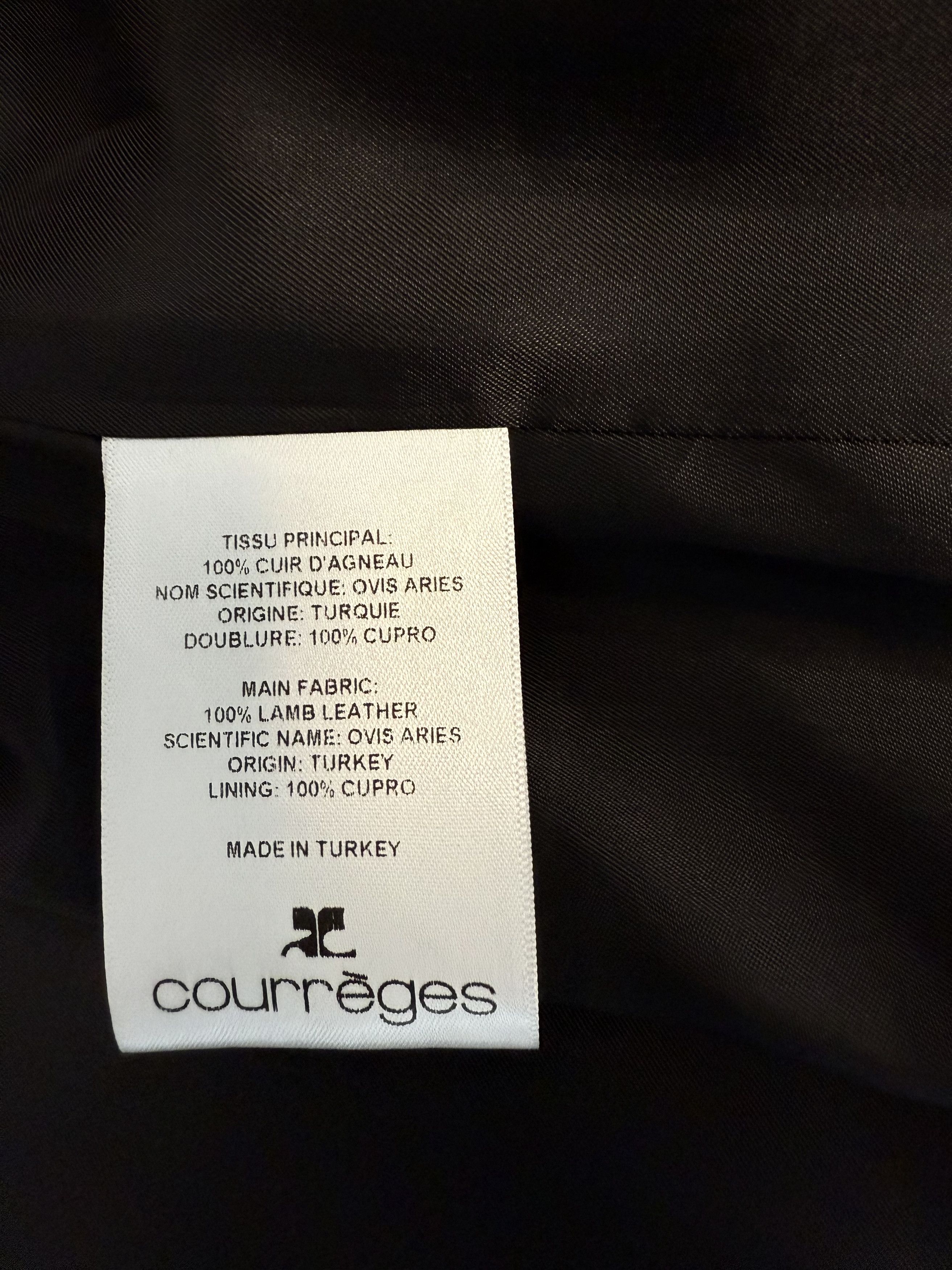 Courreges Courrèges Button-Up Leather Shirt Trucker Jacket - 50 Size US M / EU 48-50 / 2 - 7 Thumbnail