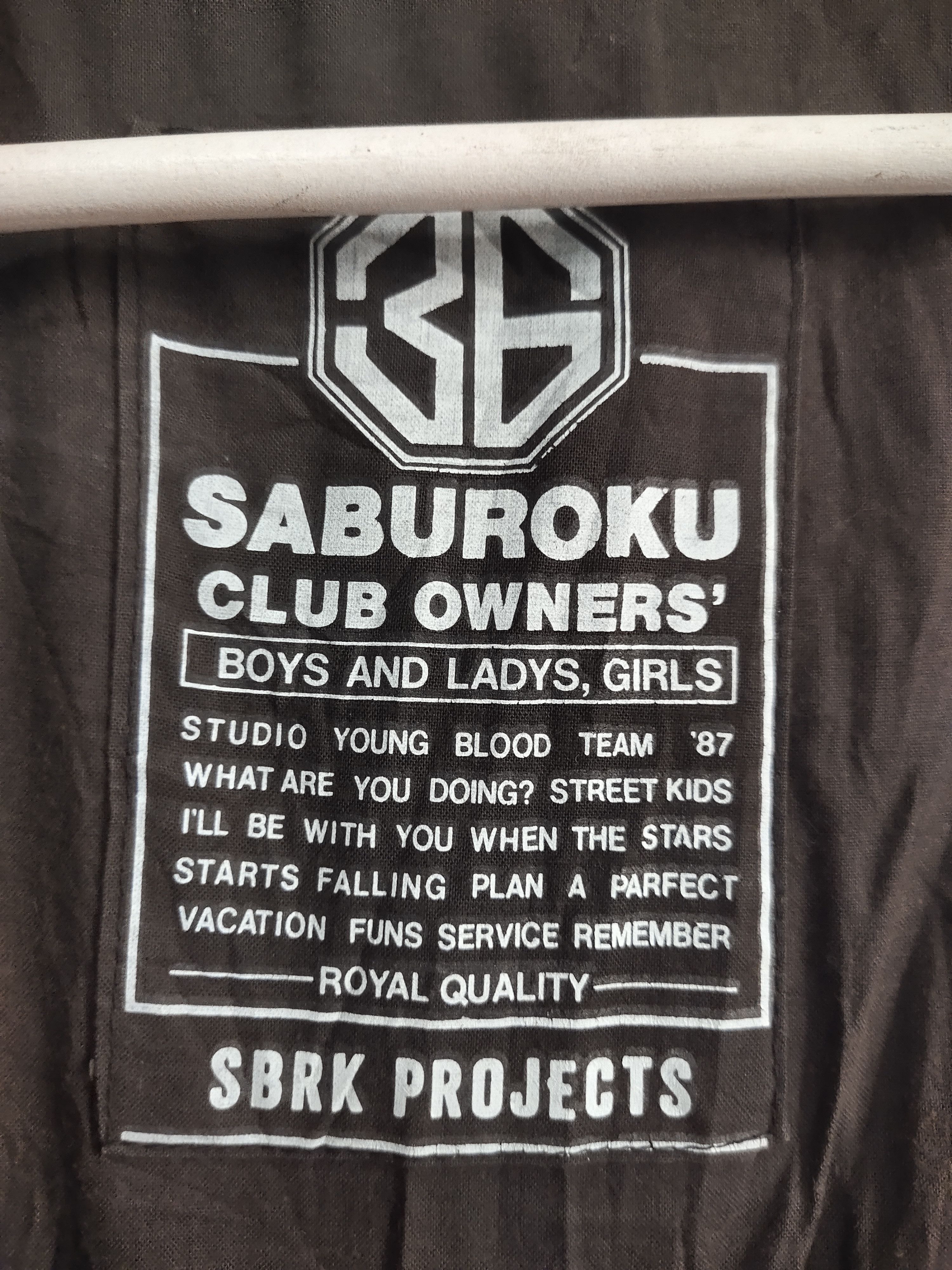 Japanese Brand Rare Saburoku Bomber Jacket SBRK Projects Size US M / EU 48-50 / 2 - 4 Thumbnail
