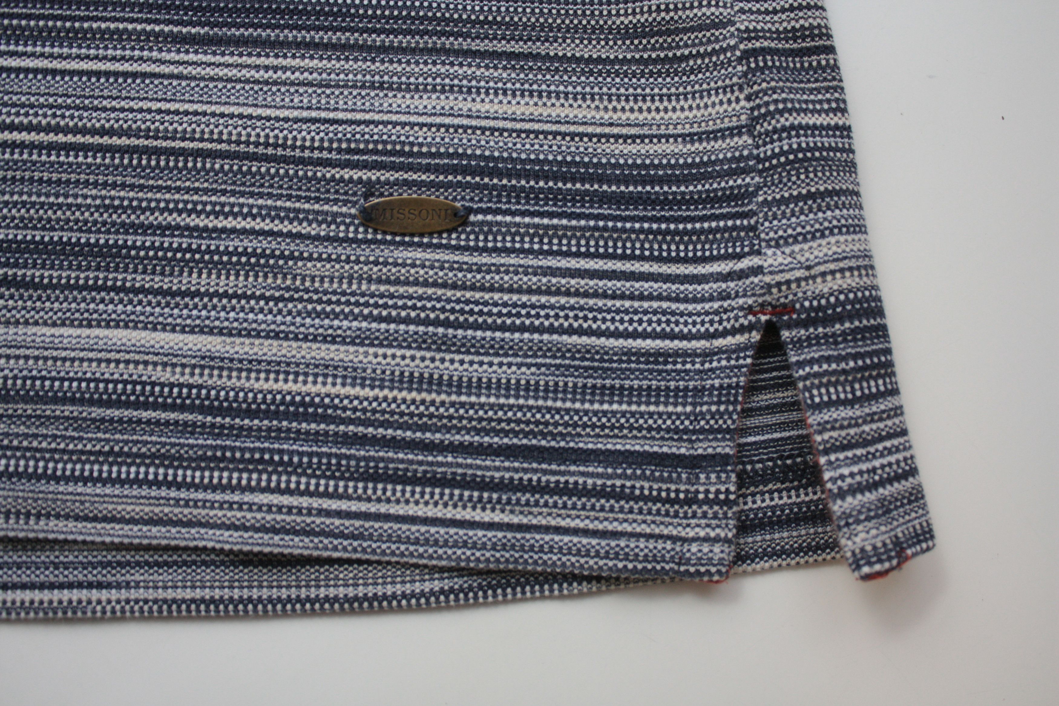 Missoni Missoni Navy Striped Polo Size US M / EU 48-50 / 2 - 7 Thumbnail