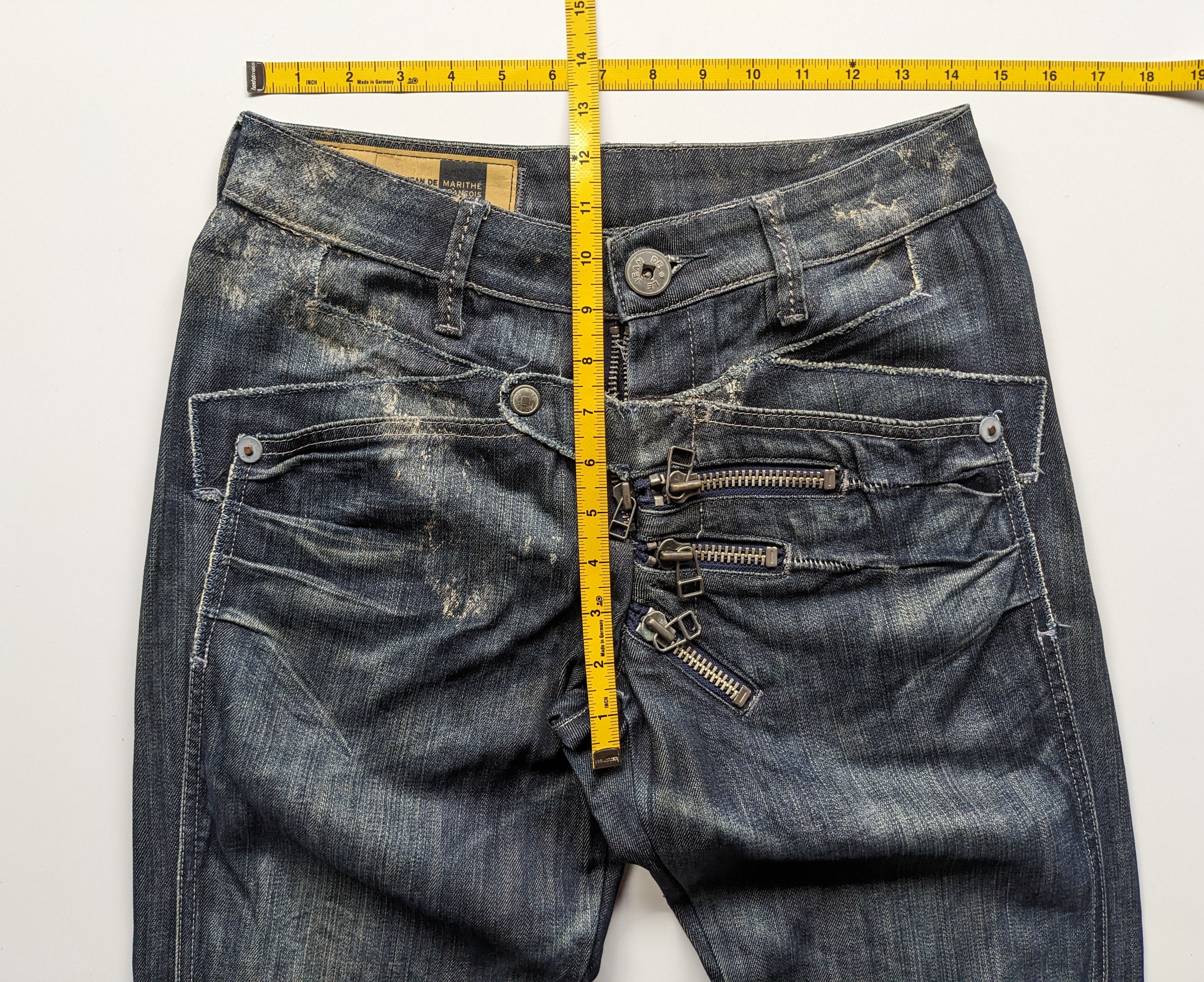 Marithe + Francois Girbaud Le jean de Marithe Francois Girbaud washed jeans Size US 28 / EU 44 - 9 Thumbnail