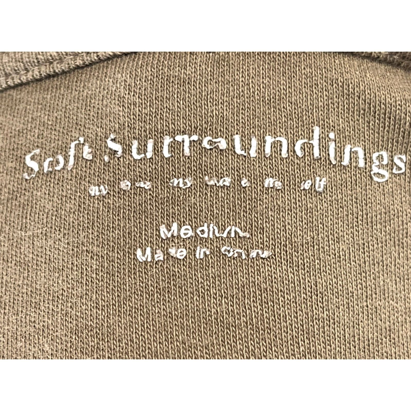 Soft Surroundings Soft Surroundings Tan Knit Tunic Top Shirt Women's Medium Long Sleeve Zipper Pockets Casual Size M / US 6-8 / IT 42-44 - 6 Thumbnail