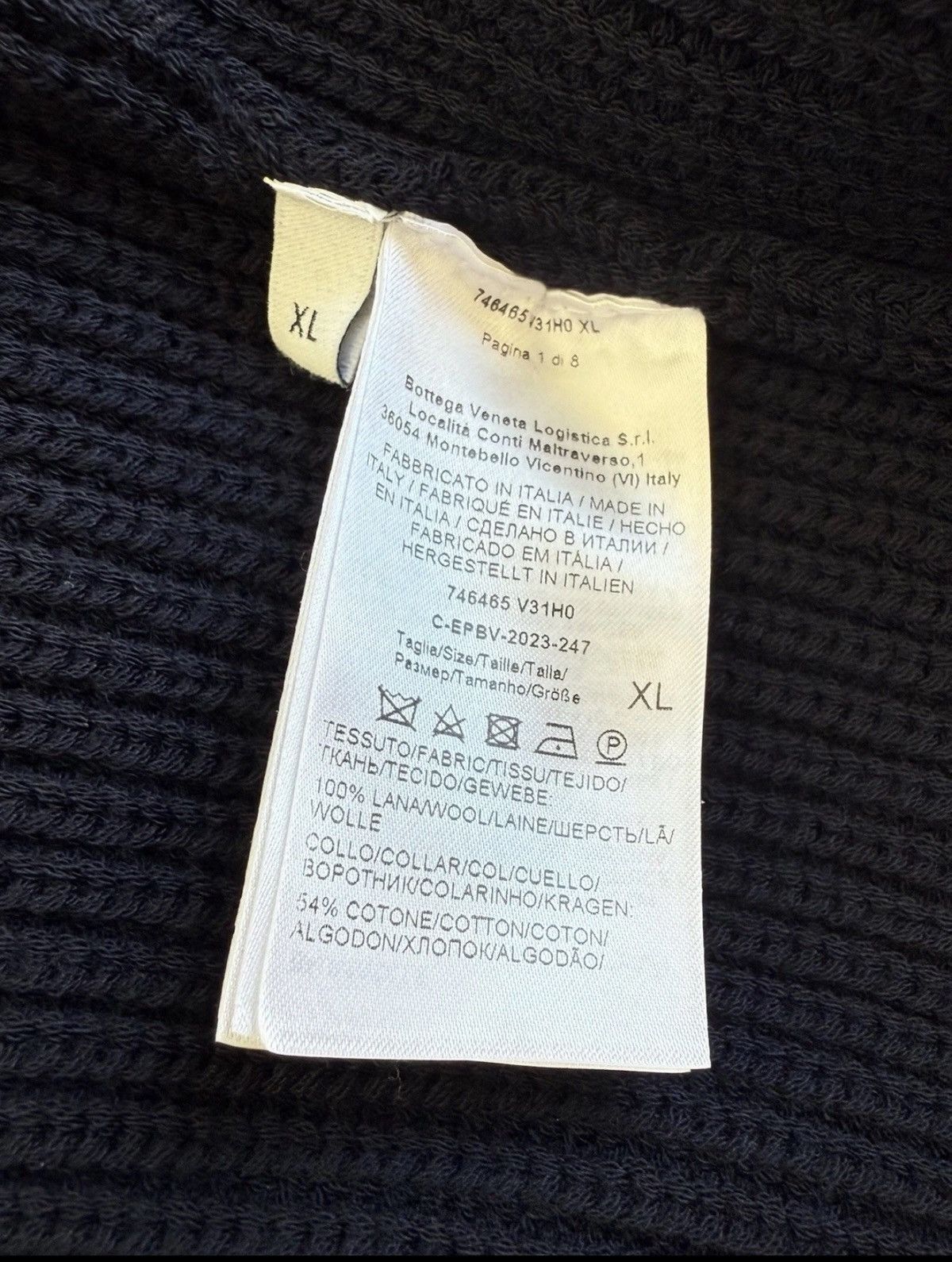 Bottega Veneta $2800 Bottega Veneta Ribbed Sweater Dual Zip Size US XL / EU 56 / 4 - 4 Thumbnail
