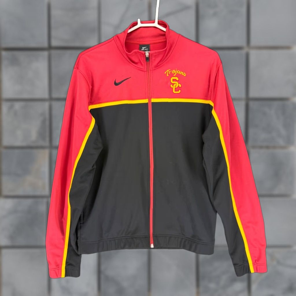 Nike Nike USC Trojans Dri-FIT Track Jacket Mens Small Red Black Full Zip 489563-657 Size US S / EU 44-46 / 1 - 1 Thumbnail