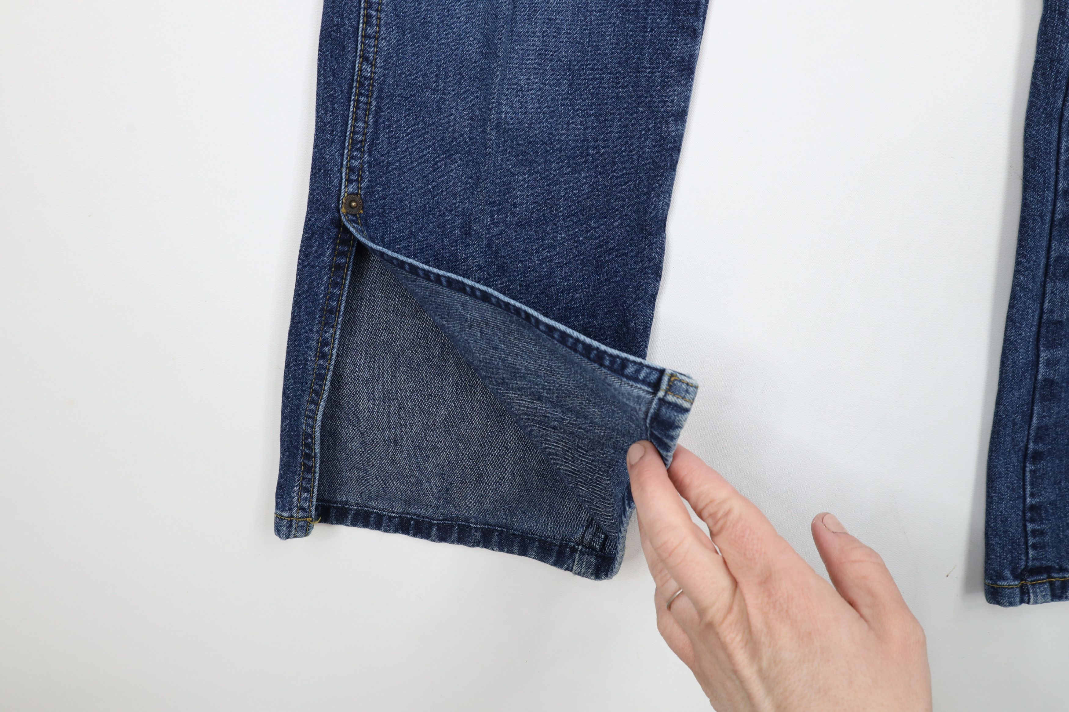 Abercrombie & Fitch × Vintage Vintage 90s Y2K Abercrombie & Fitch Flared Denim Jeans USA Size 25" / US 0 / IT 36 - 6 Thumbnail