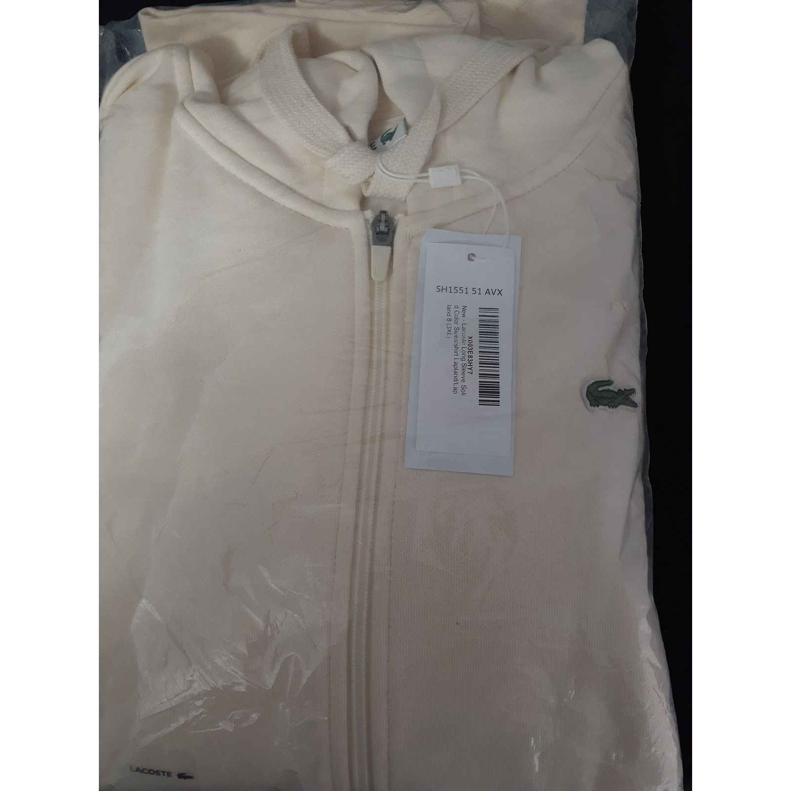Lacoste Lacoste Long Sleeve Solid Color Sweatshirt Lapland 3XL Size US XXL / EU 58 / 5 - 2 Thumbnail