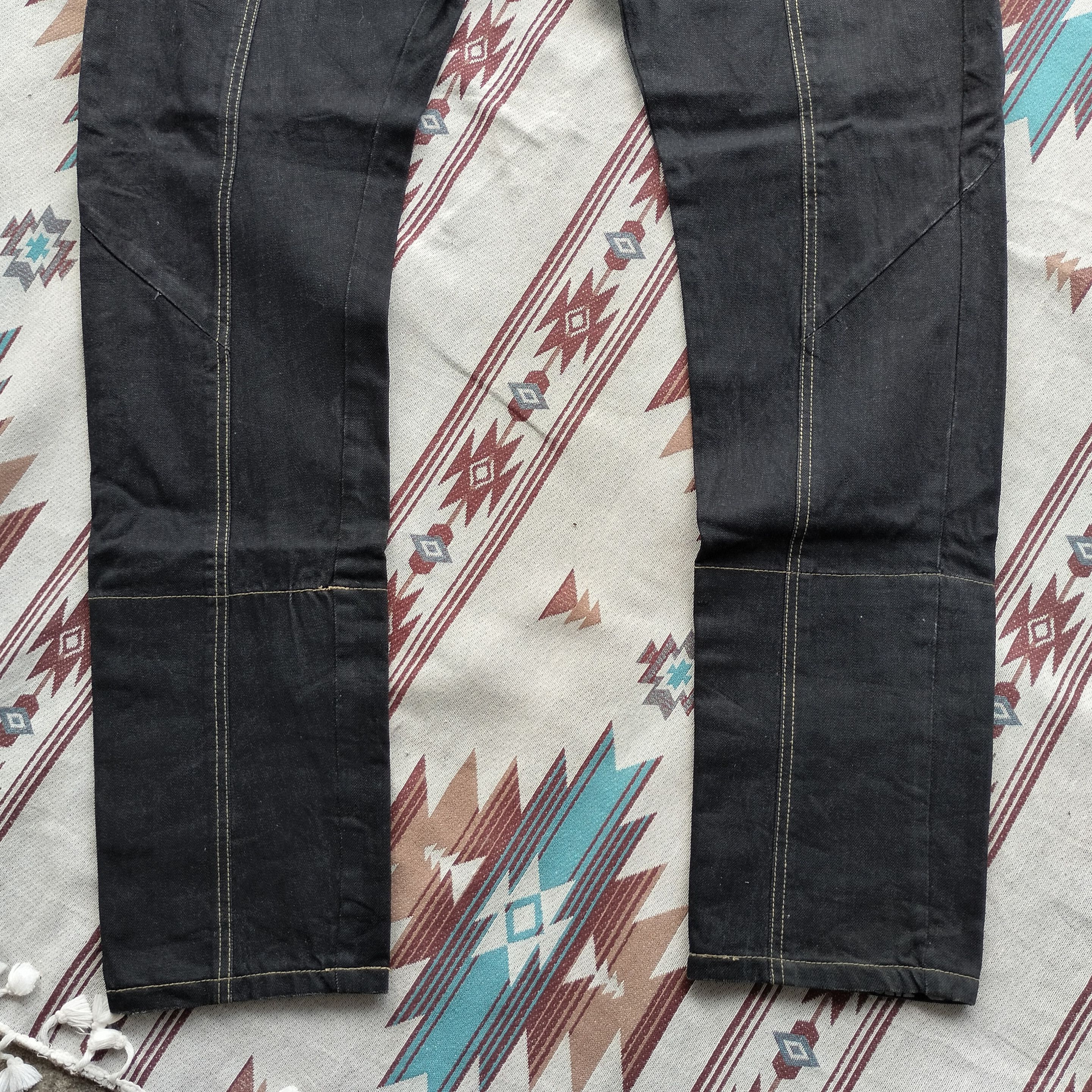 PPFM PPFM printed inner leg curve pants Size US 32 / EU 48 - 6 Thumbnail