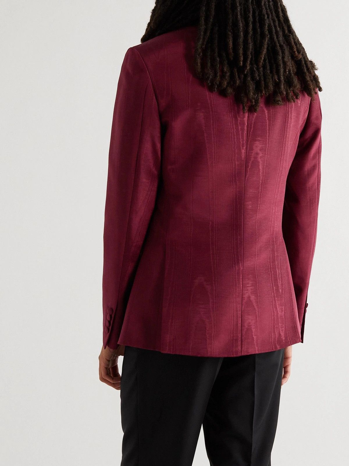 Amiri o1y0525 Blazer in Burgundy Size US XL / EU 56 / 4 - 2 Thumbnail