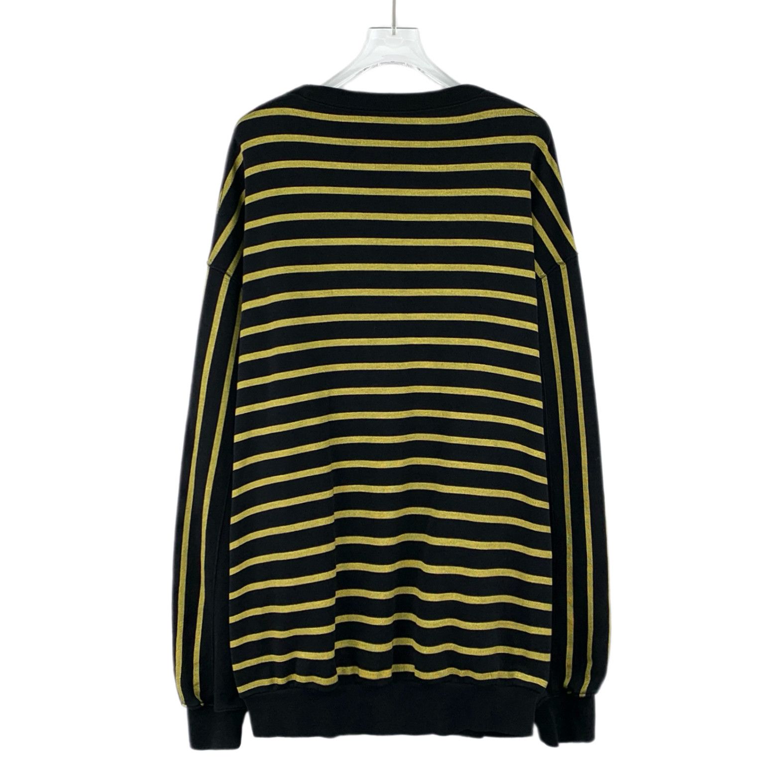 Balenciaga Balenciaga Striped Embroidered Sweater Size M Size US M / EU 48-50 / 2 - 2 Thumbnail