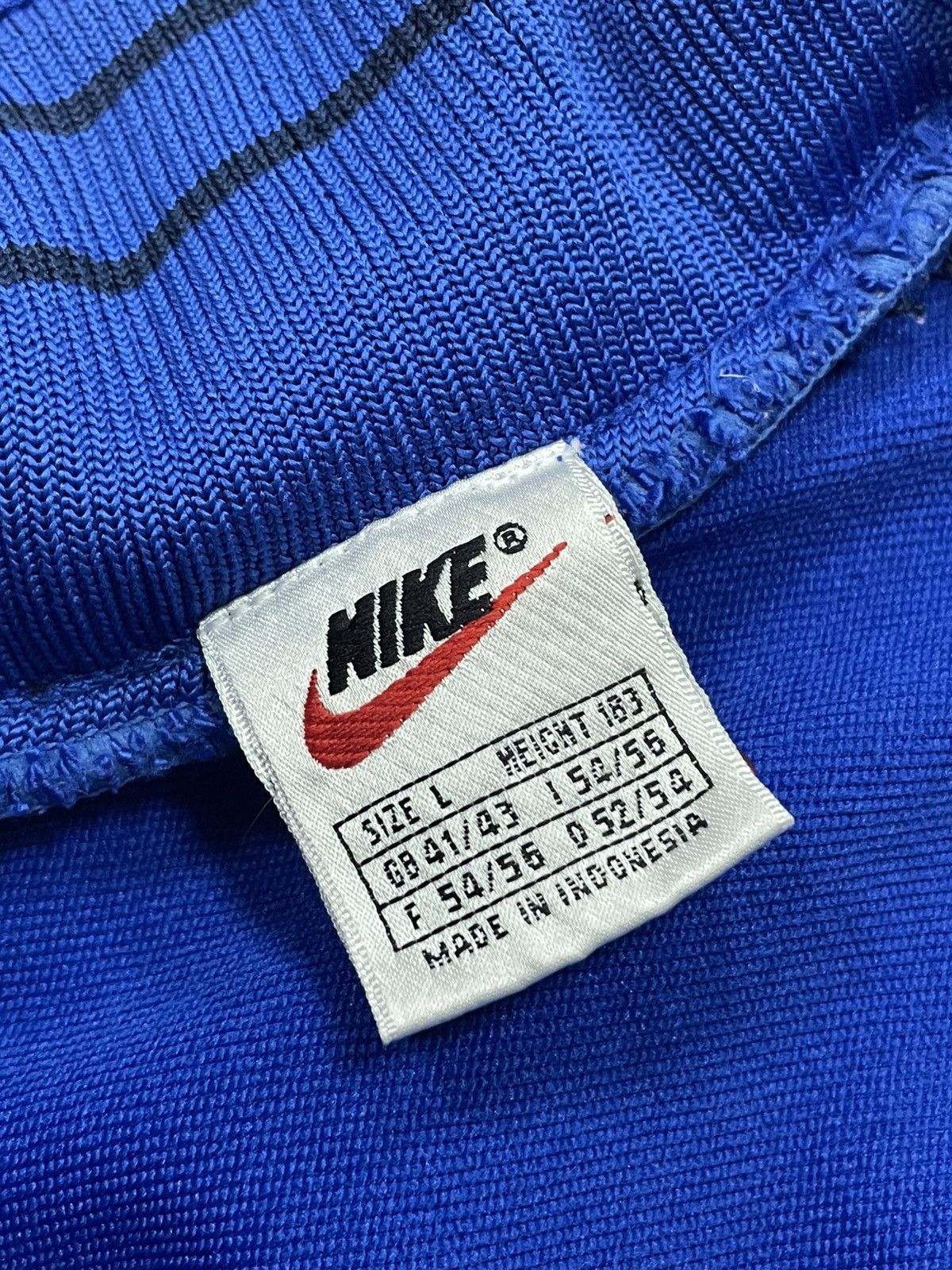 Nike Vintage Nike Double Swoosh Cotton Track Jacket Size US L / EU 52-54 / 3 - 5 Thumbnail