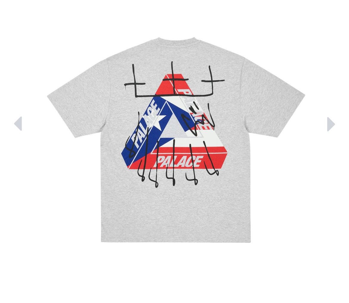 Palace Palace King Tri T Shirt Grey Size Large Size US L / EU 52-54 / 3 - 4 Thumbnail