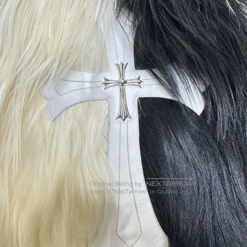 Chrome Hearts Chrome Hearts Black White Fur Vest. Size US XS / EU 42 / 0 - 2 Thumbnail