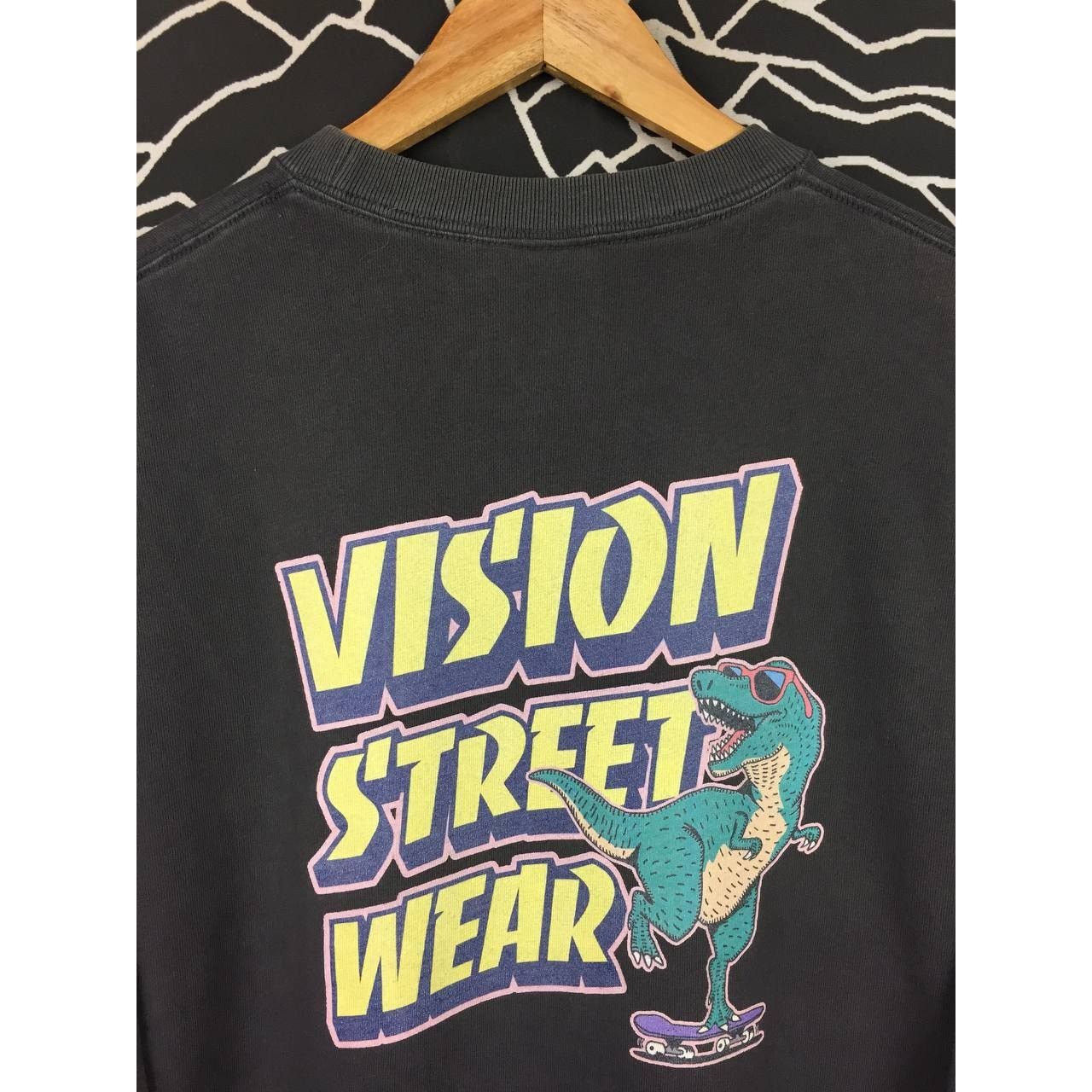 Vintage × Vision Streetwear Vision Street Wear Long Sleeve Trex Graphics Skateboards Tee Size US M / EU 48-50 / 2 - 3 Thumbnail
