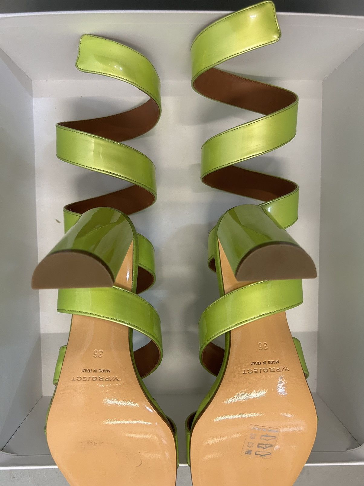 Y/Project Y/PROJECT SPIRAL SANDALS Size US 5 / IT 35 - 2 Thumbnail