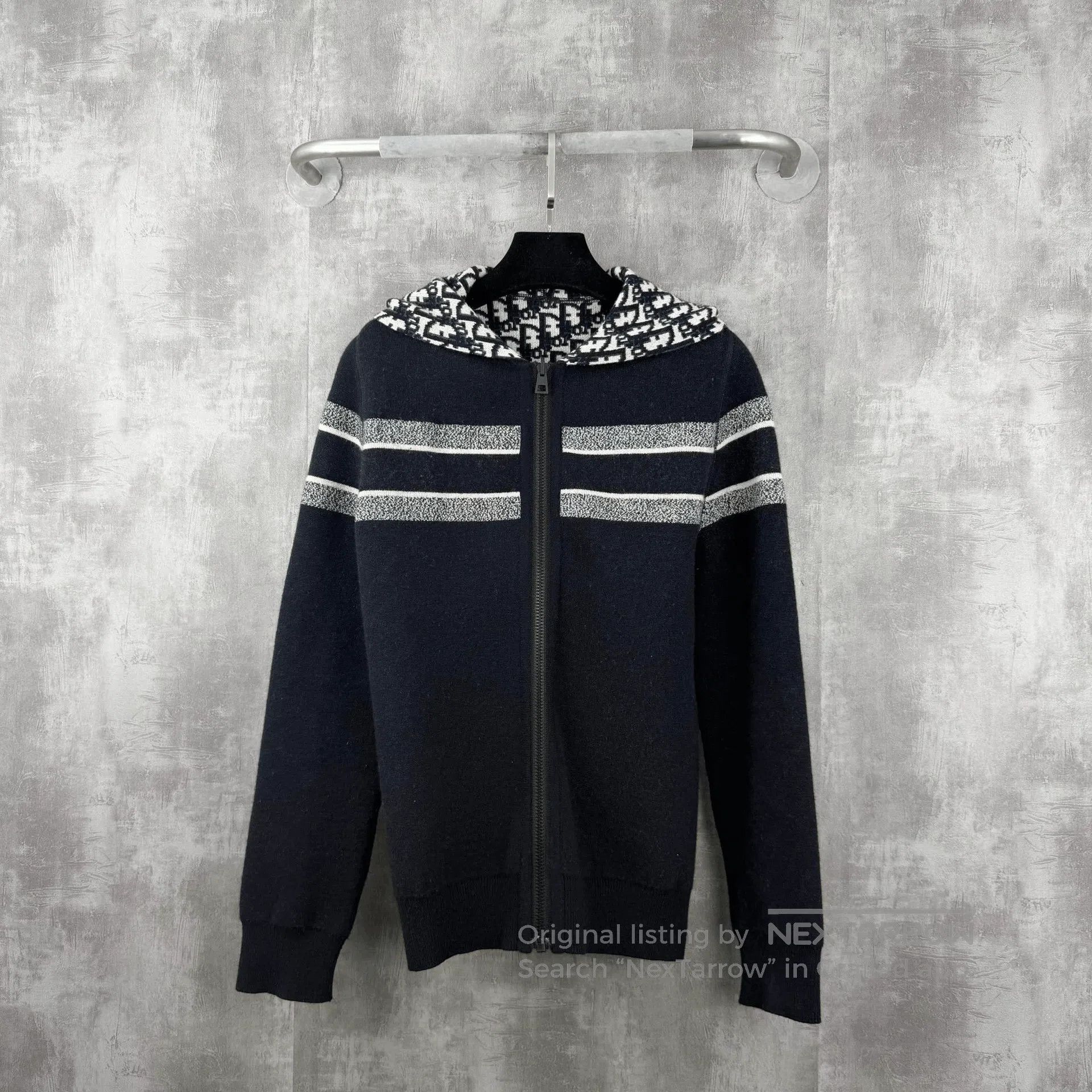 Dior Dior 25 New Logo Reversible Cashmere Zip Jacket. Size S / US 4 / IT 40 - 3 Thumbnail