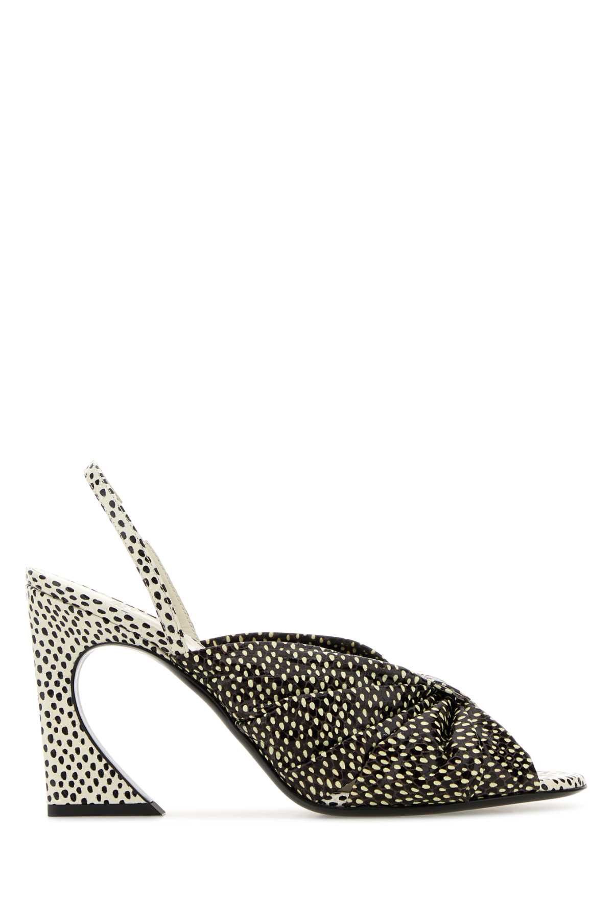 Fendi Printed Leather Fendi Arco Sandals Size US 6 / IT 36 - 1 Thumbnail