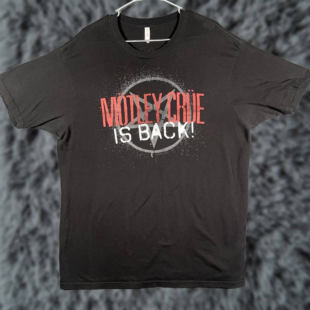 Tultex Motley Crue Shirt Mens Extra Large Black The Stadium Tour 2020 Concert Band Size US XL / EU 56 / 4 - 1 Thumbnail
