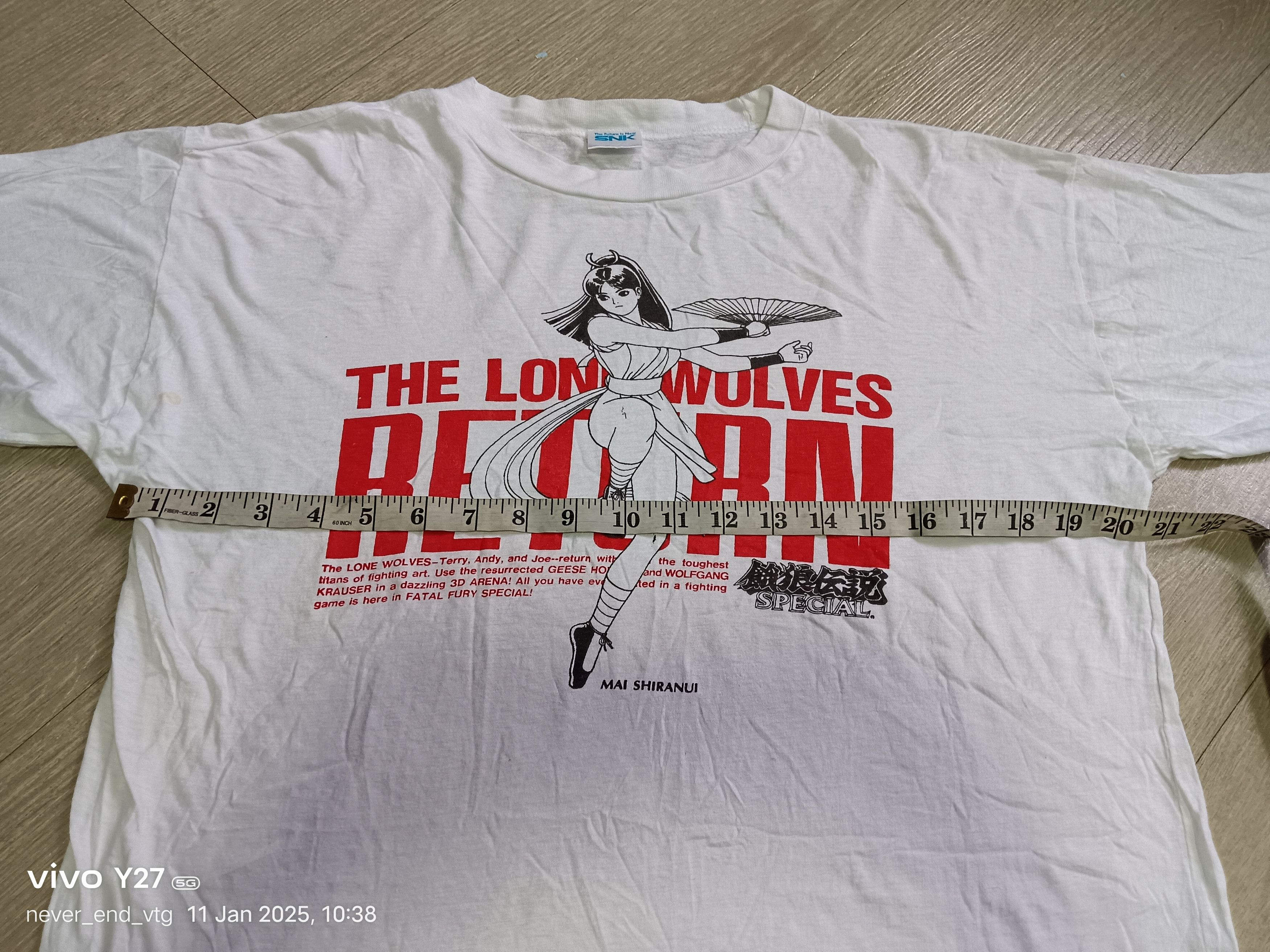 Playstation × Vintage VINTAGE FATAL FURY MAI SHIRANUI TEE Size US M / EU 48-50 / 2 - 4 Thumbnail