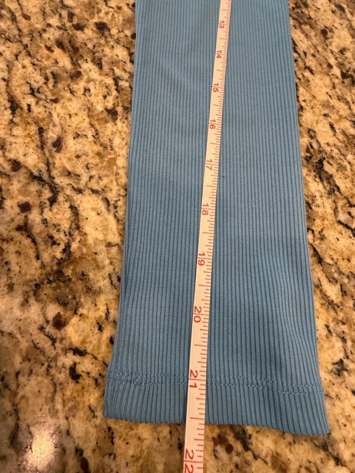 Other Princess Polly blue ribbed crop top wrap around strap SZ 6 Size M / US 6-8 / IT 42-44 - 10 Thumbnail