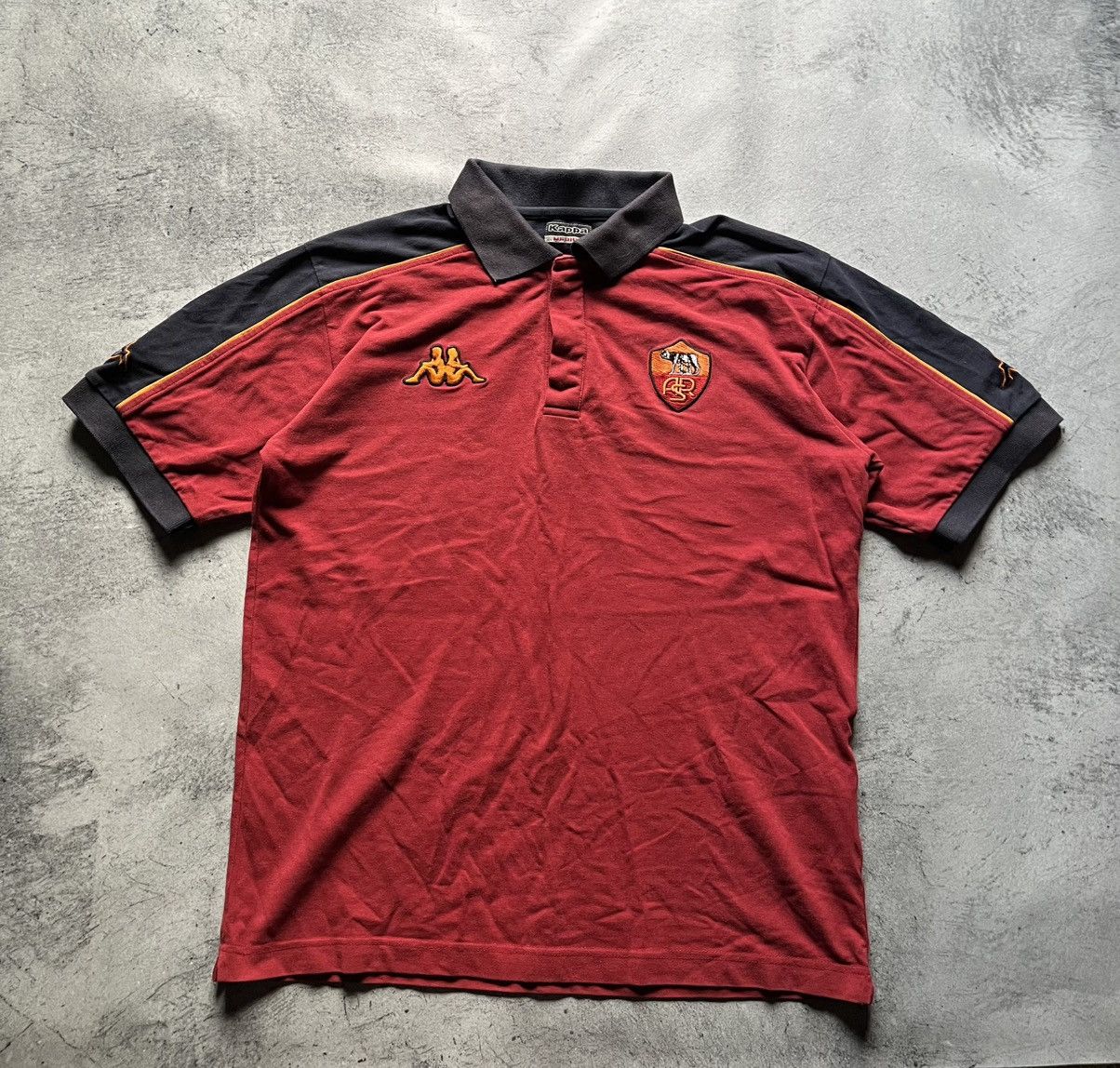 Kappa 💂🏻‍♀️Vintage Kappa FC Roma jersey polo 💂🏻‍♀️ Size US M / EU 48-50 / 2 - 1 Thumbnail