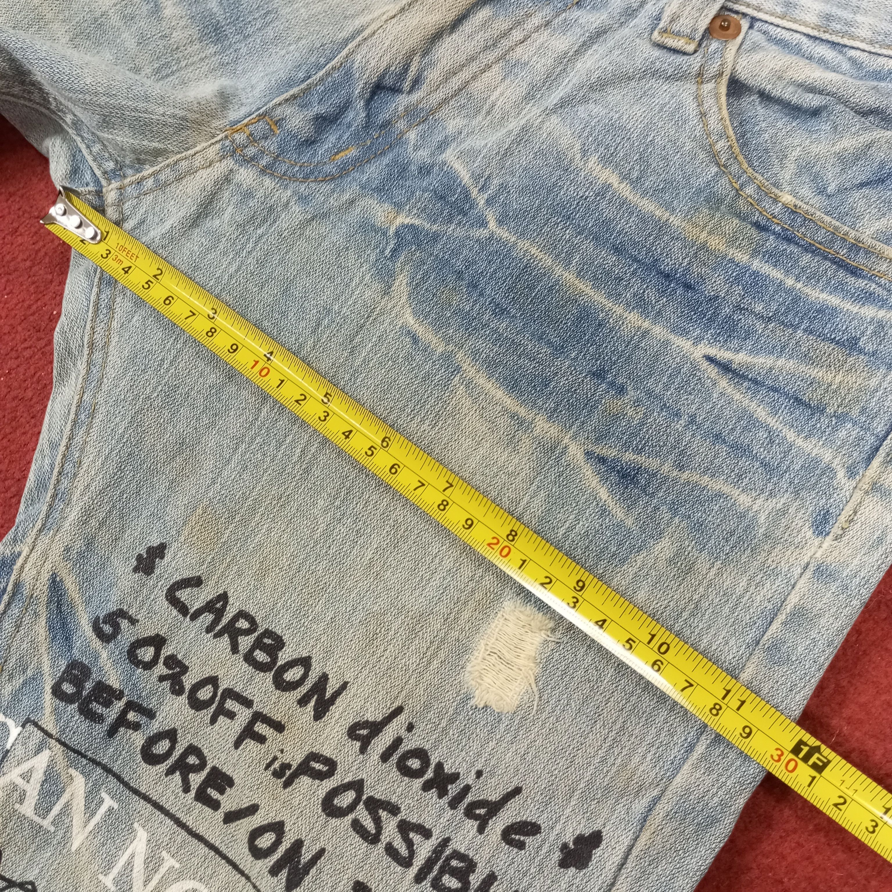 Vintage Point Loma Rising Design Rock Punk Style Jeans Size US 32 / EU 48 - 9 Thumbnail