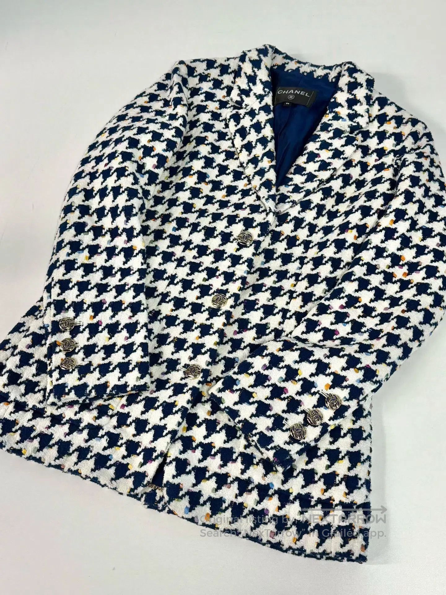 Chanel Chanel 21P Houndstooth Jacket. Size XXS / US 00 / IT 34 - 1 Thumbnail