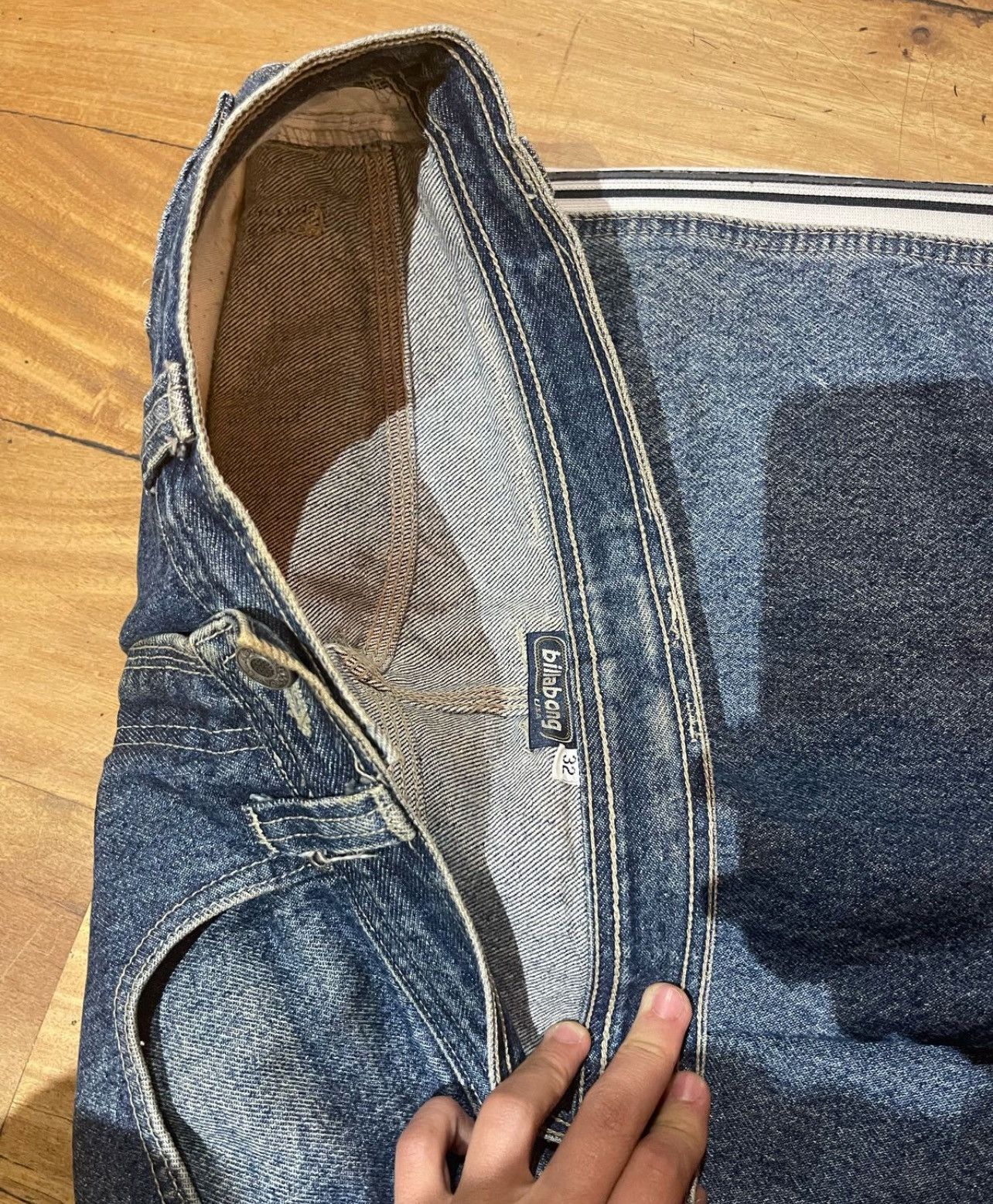 Billabong Vintage Grail billabong striped jorts 32 Y2K Jnco style Size US 32 / EU 48 - 2 Thumbnail