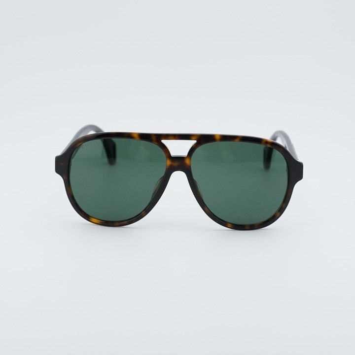 Gucci Gucci GG0463S 003 Sunglasses Havana Aviator Frame, Green Size ONE SIZE - 2 Thumbnail