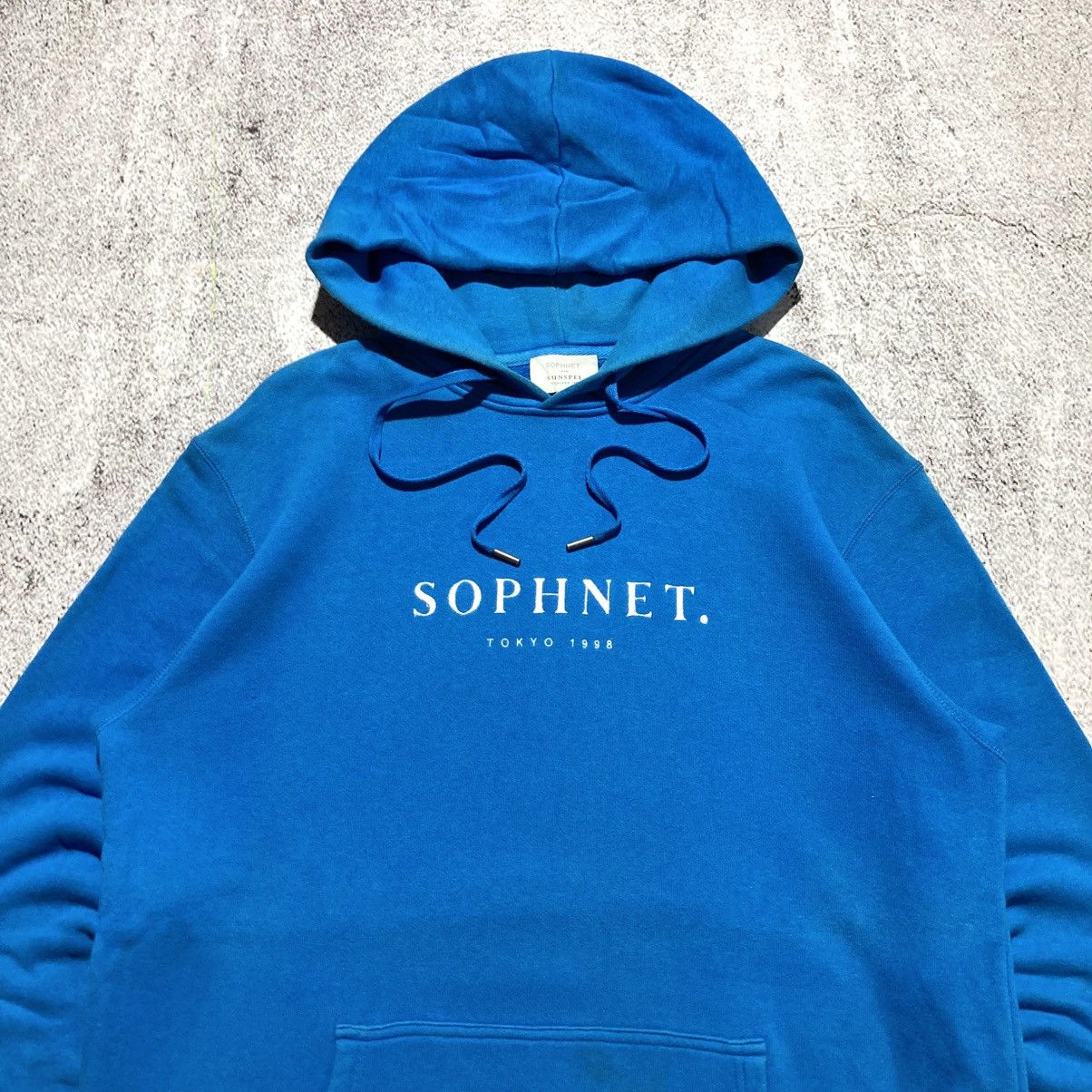 Sophnet. 🇯🇵 2000s Sophnet. Sunspel Embroidery Font Hoodie Blue Size US XL / EU 56 / 4 - 2 Thumbnail