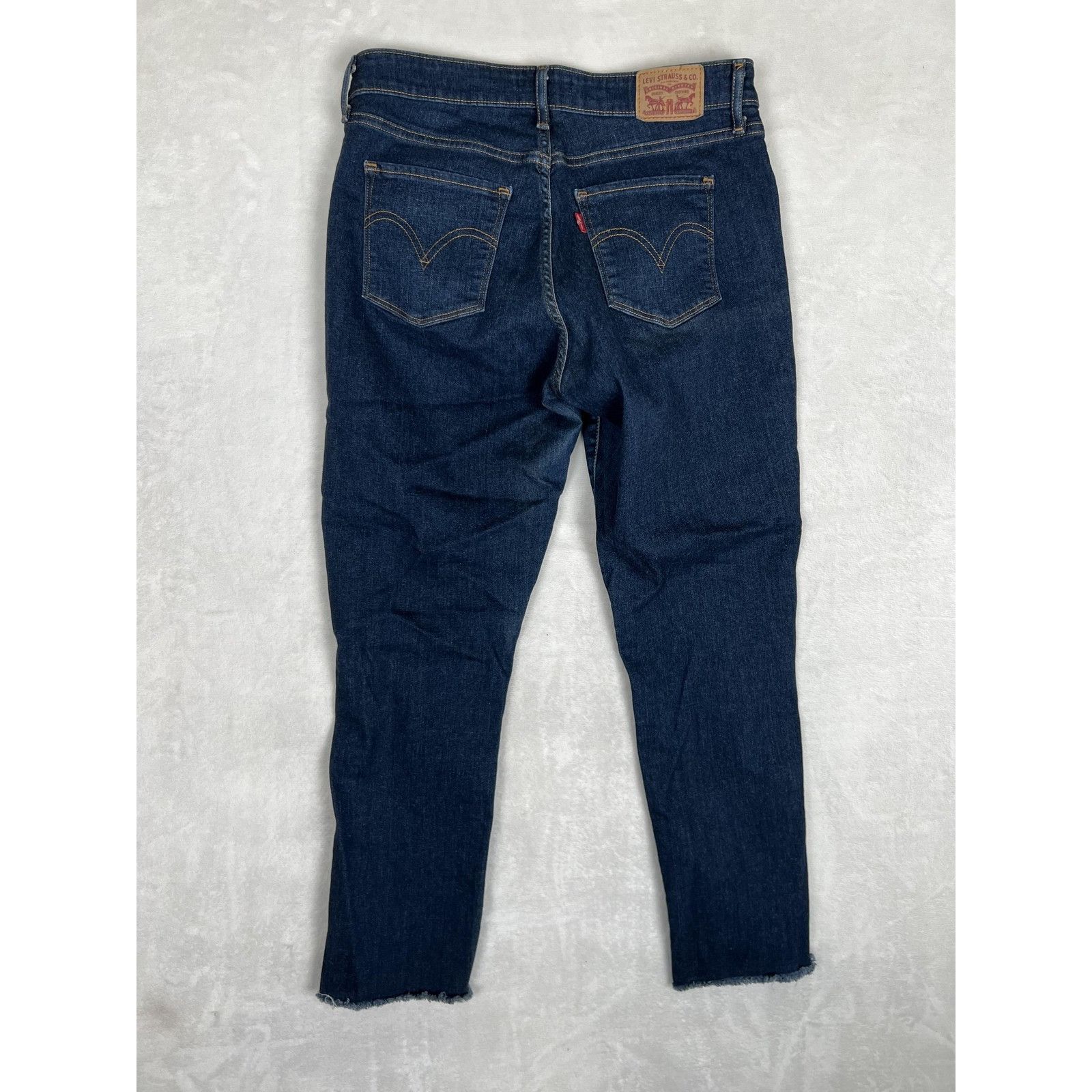 Levi's Levi's Jeans Womens 12 Blue Classic Mid Rise Skinny Ankle Ra Size 32" / US 10 / IT 46 - 8 Thumbnail