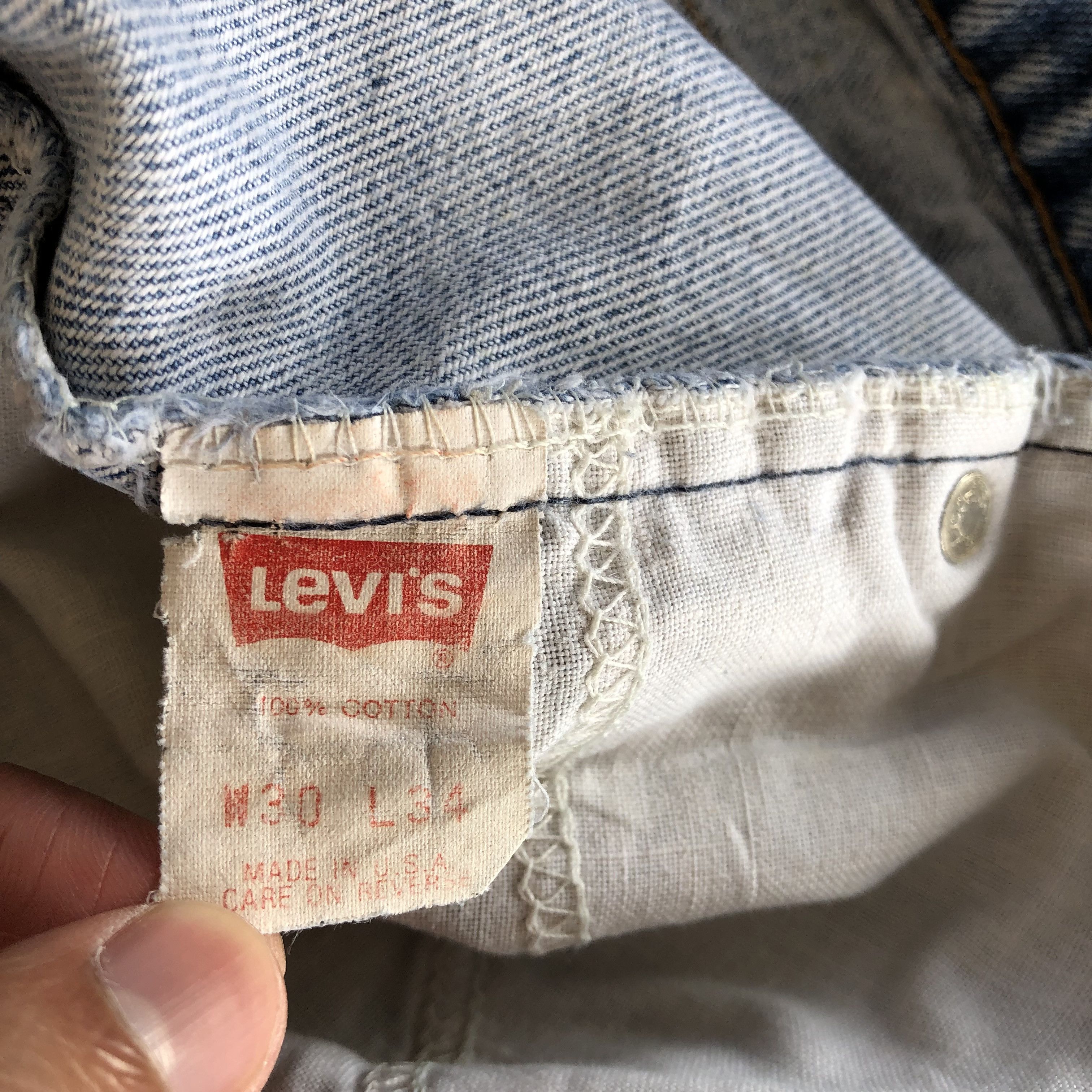 Levi's Vintage Levis Light Wash Jeans Levi's 515 Orange Tab Denim Size US 28 / EU 44 - 9 Thumbnail