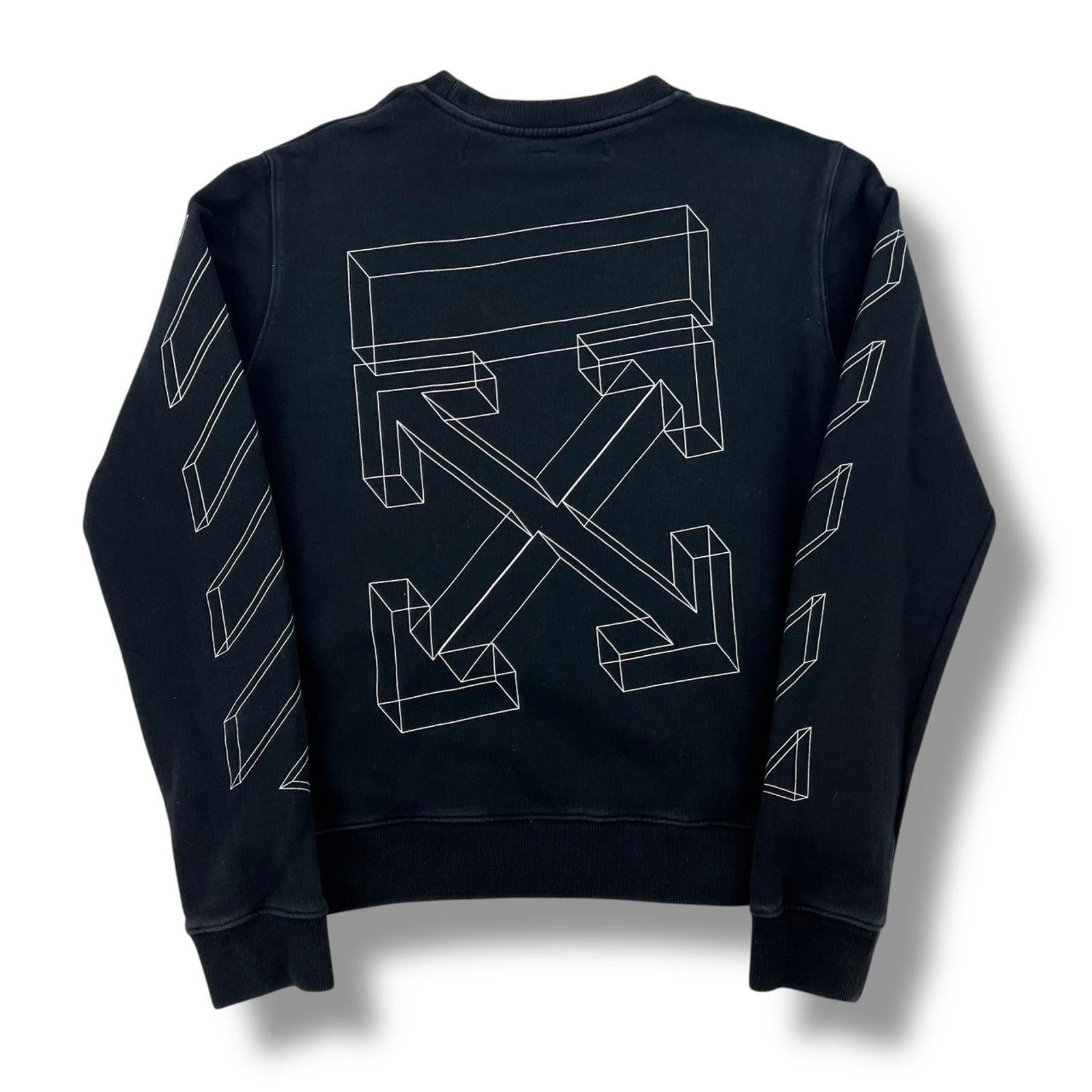 Off-White Off-White Black 3D Arrows Sweatshirt Size US M / EU 48-50 / 2 - 2 Thumbnail