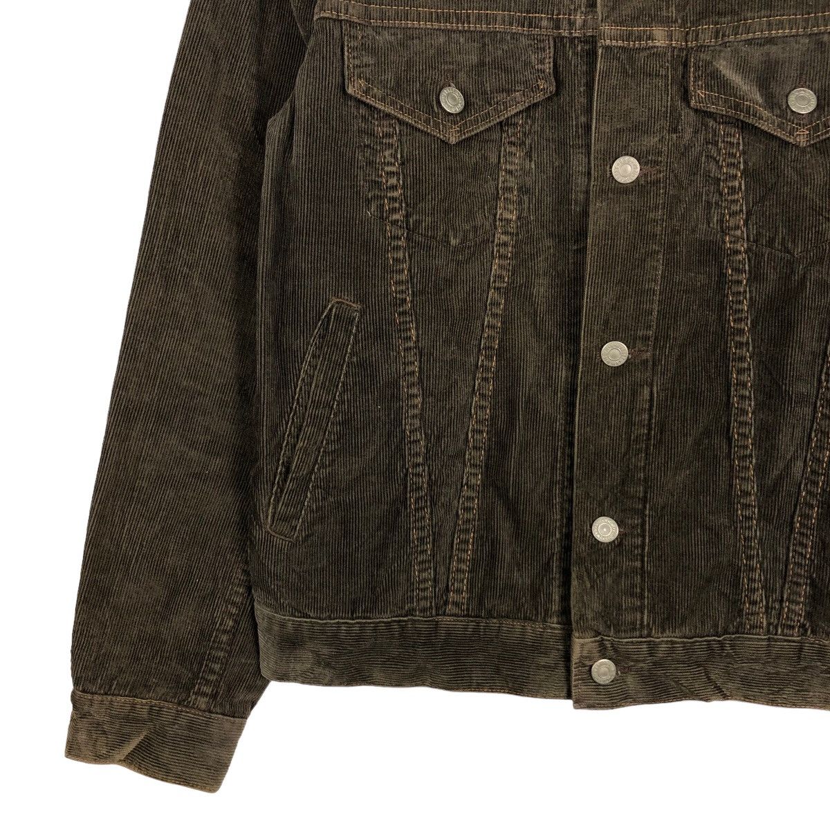 Blue Blue Japan 🔥Vintage Corduroy Trucker Jacket HRM Japan Biker Wear Size US M / EU 48-50 / 2 - 4 Thumbnail